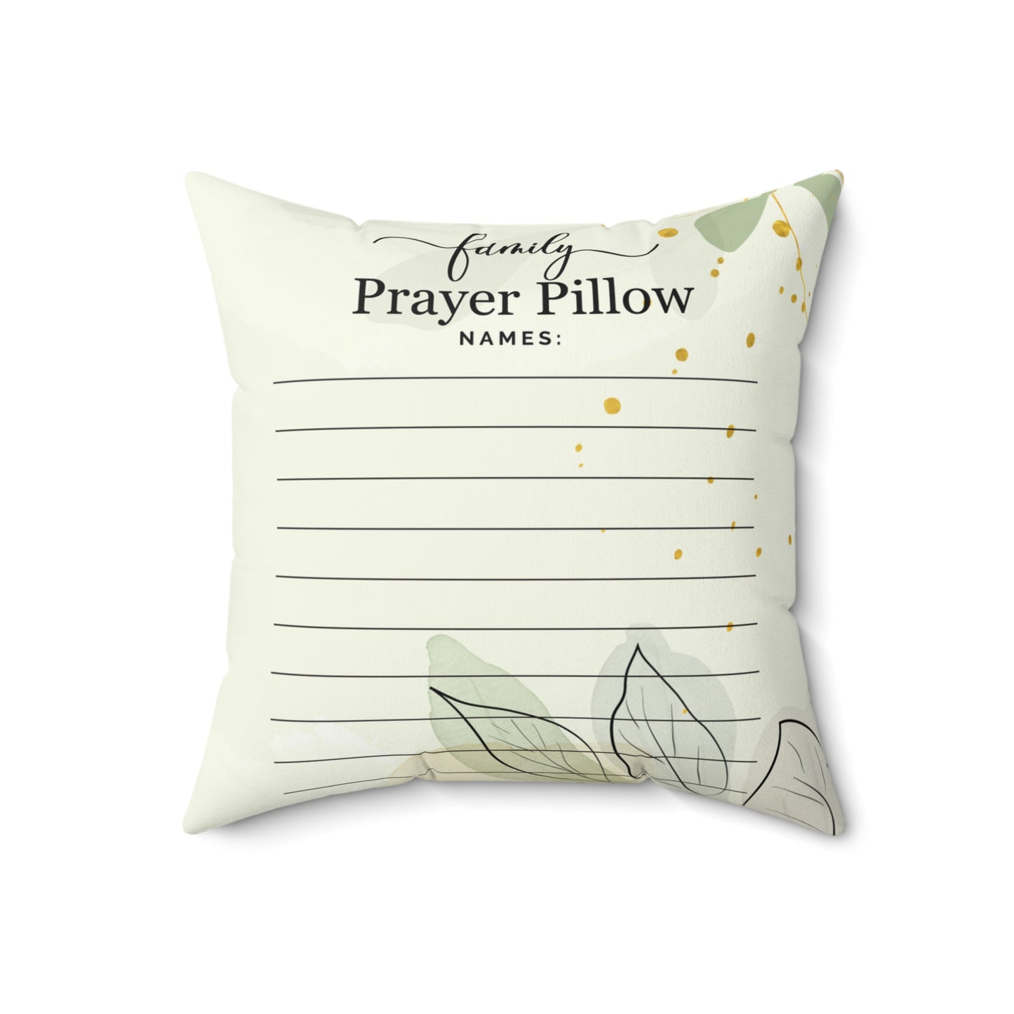 FAMILY PRAYER LUKE 18:1 PILLOW - 9