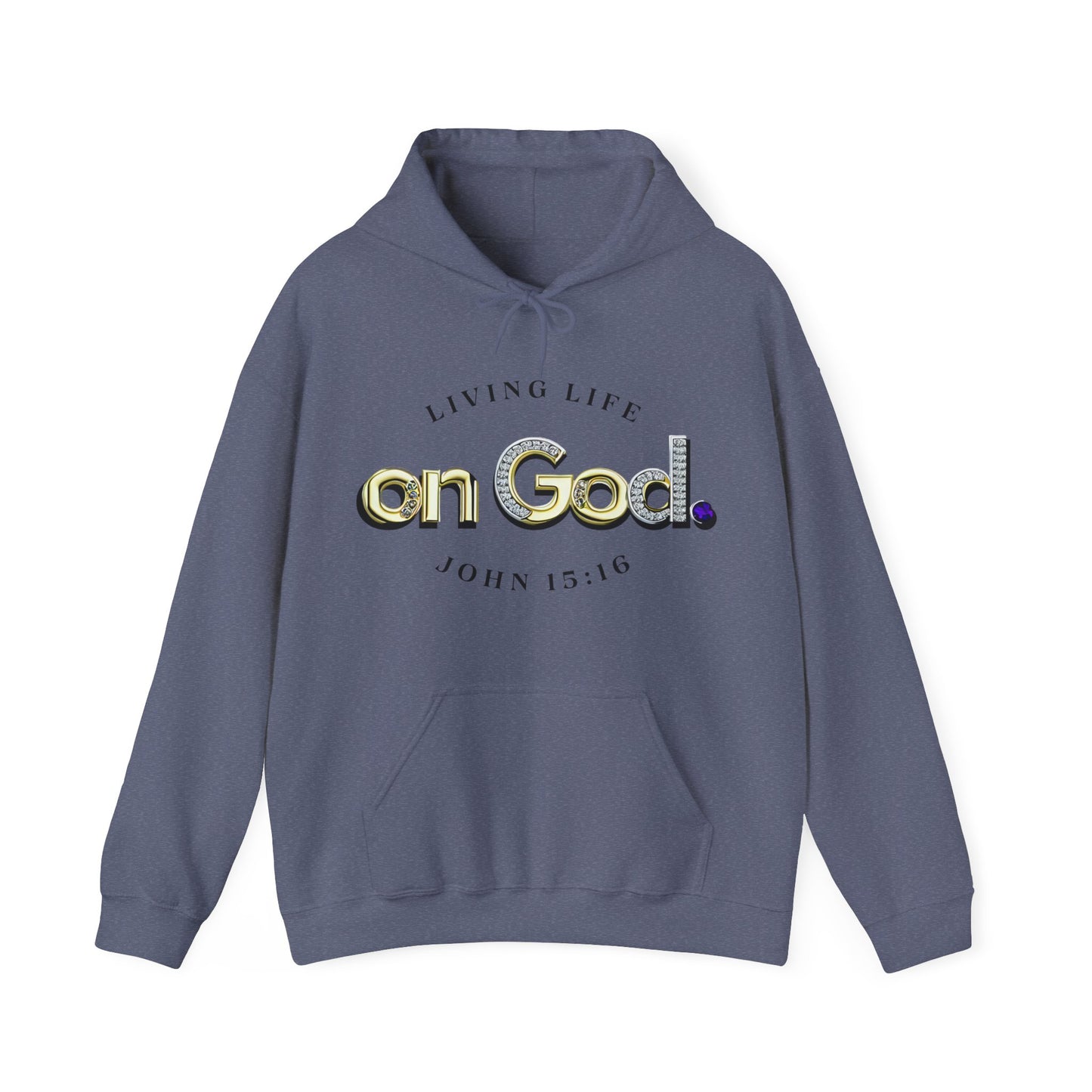 My Life on God 2- Unisex Heavy Blend™ Hooded Sweatshirt