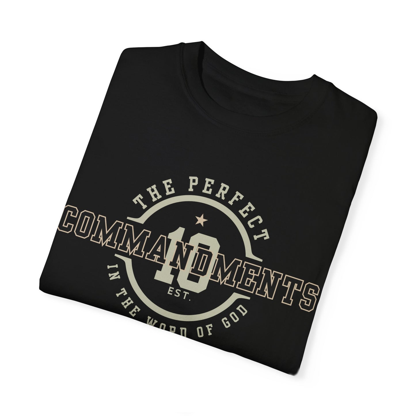 The Perfect 10 Commandments T-Shirt, Religious Tee, Unisex Shirt for Christians, Biblical Clothing Gift, Inspirational Apparel