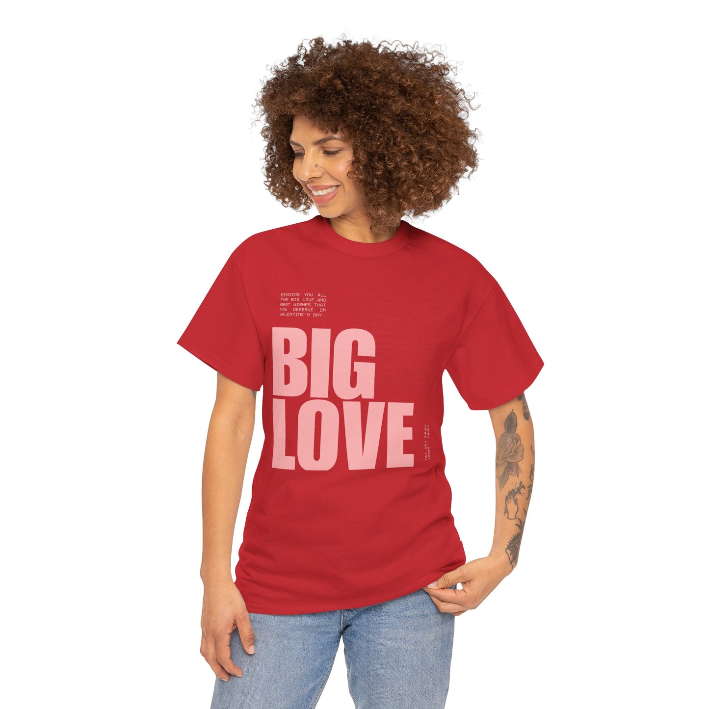 Inspirational Tee - Big Love Unisex Heavy Cotton Tee