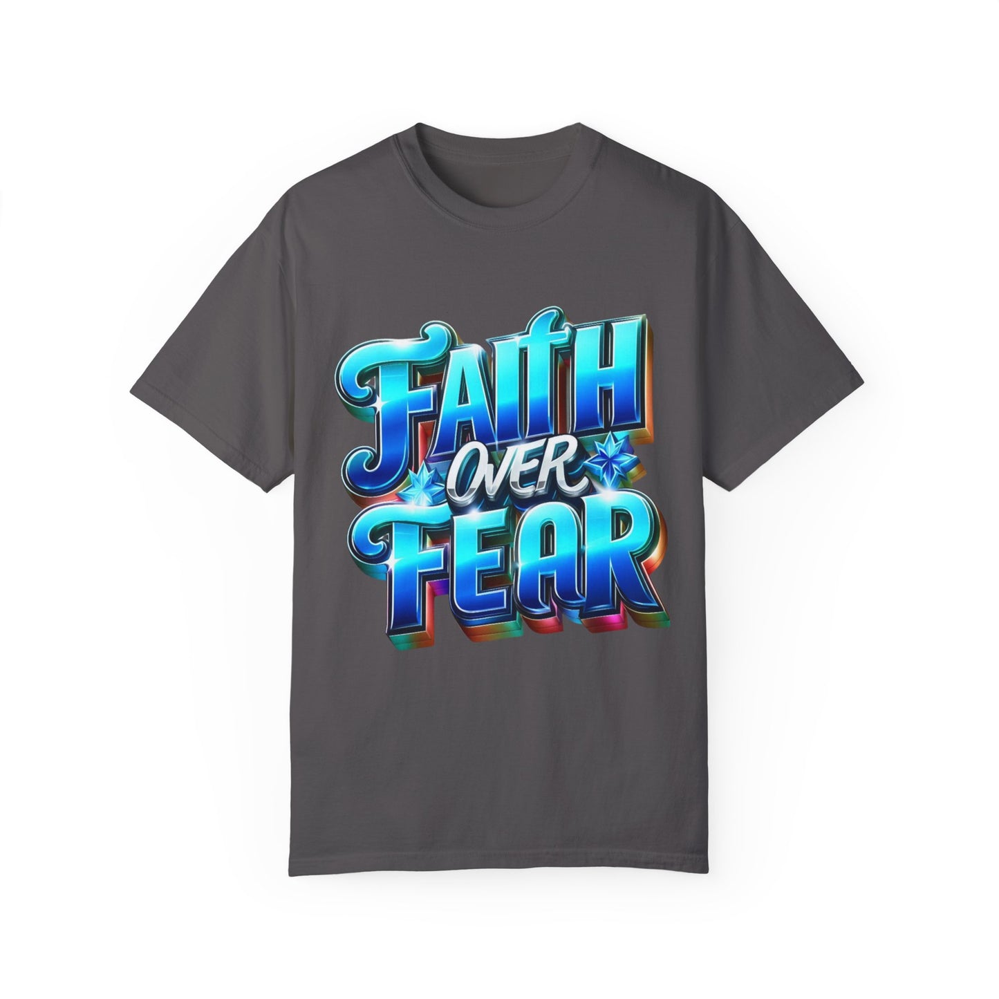 Faith Over Fear Unisex Tee, Inspirational Tshirt, Religious Shirt, Christian Clothing, Graphic Top