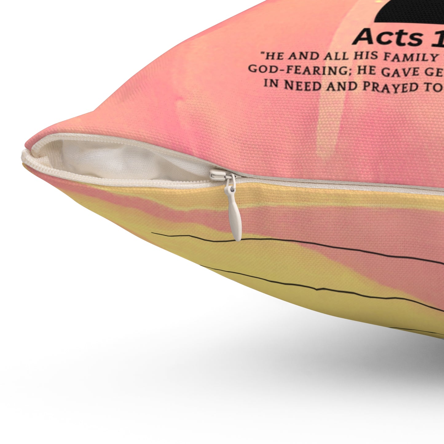 FAMILY ACTS 10:2 PRAYER PILLOW -5
