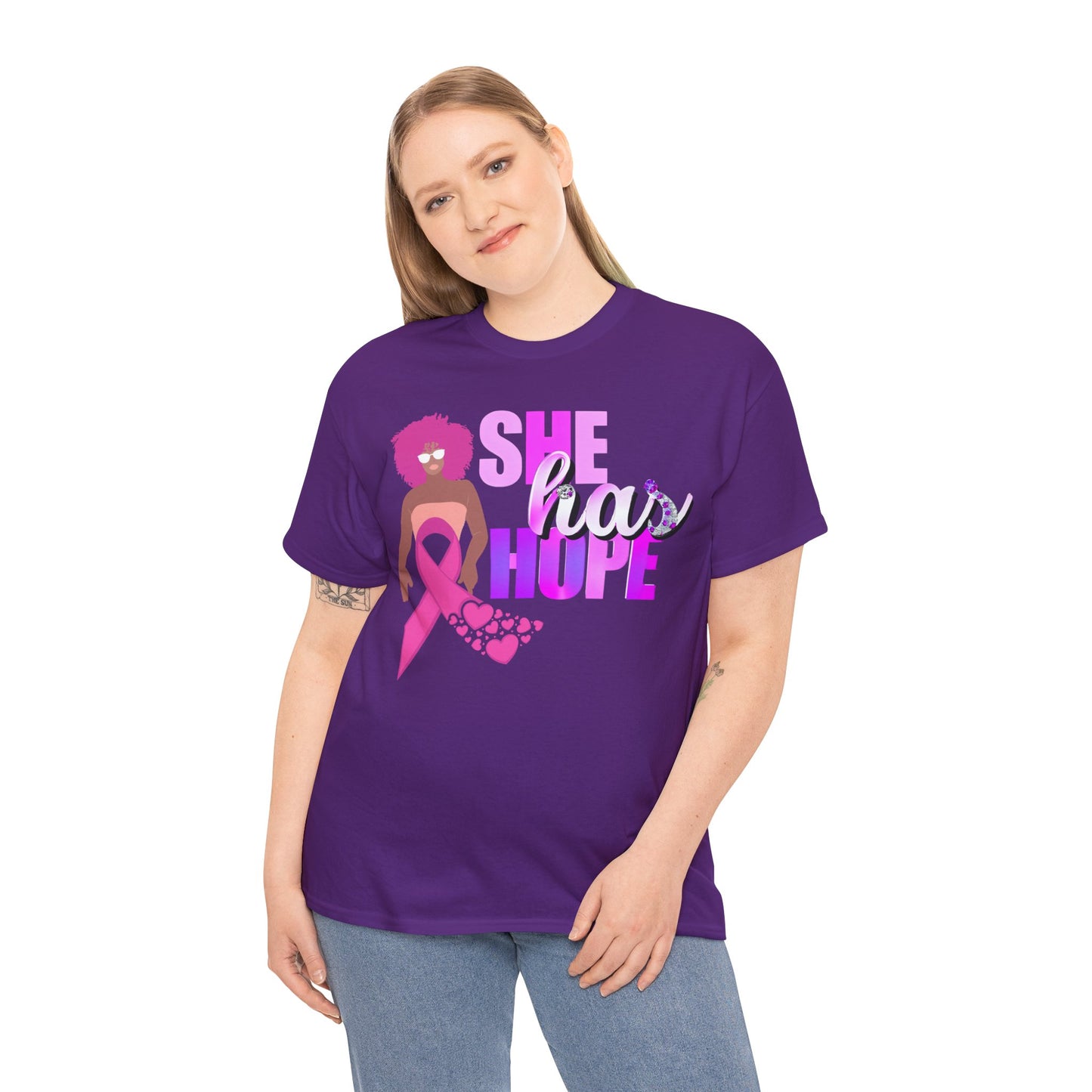 SHE HAS HOPE 3 -Heavy Cotton Tee