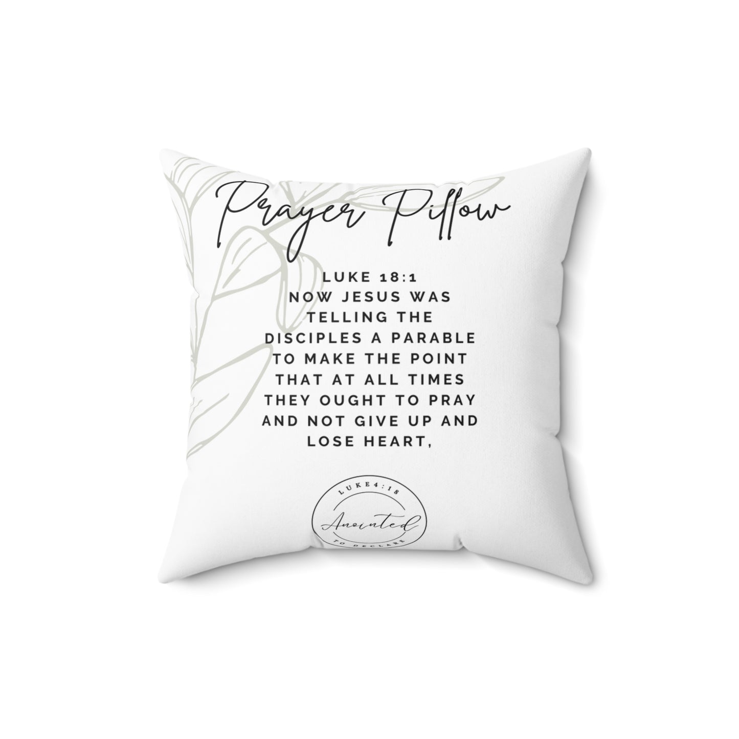 FAMILY PRAYER PILLOW LUKE 18:1 Pillow - 11