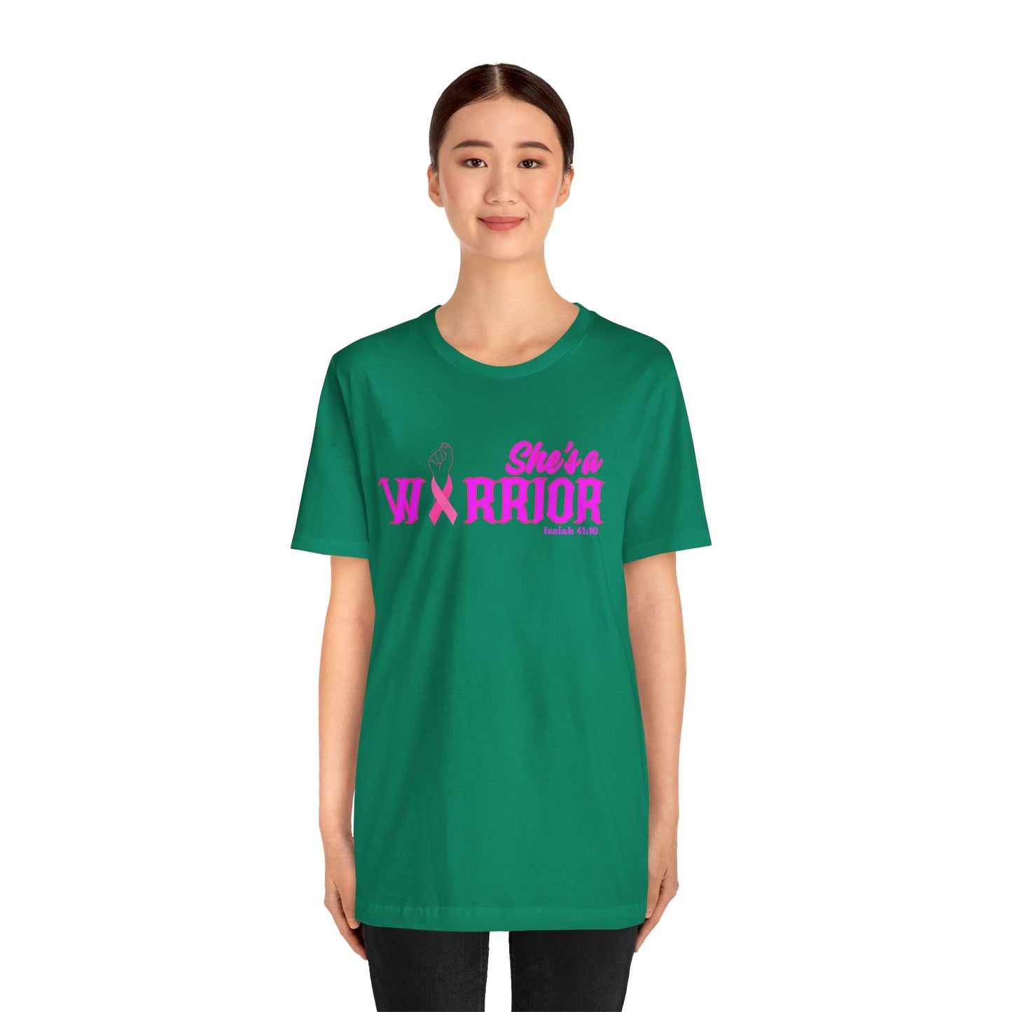 SHE'S A WARRIOR 2 - Unisex Jersey Short Sleeve Tee