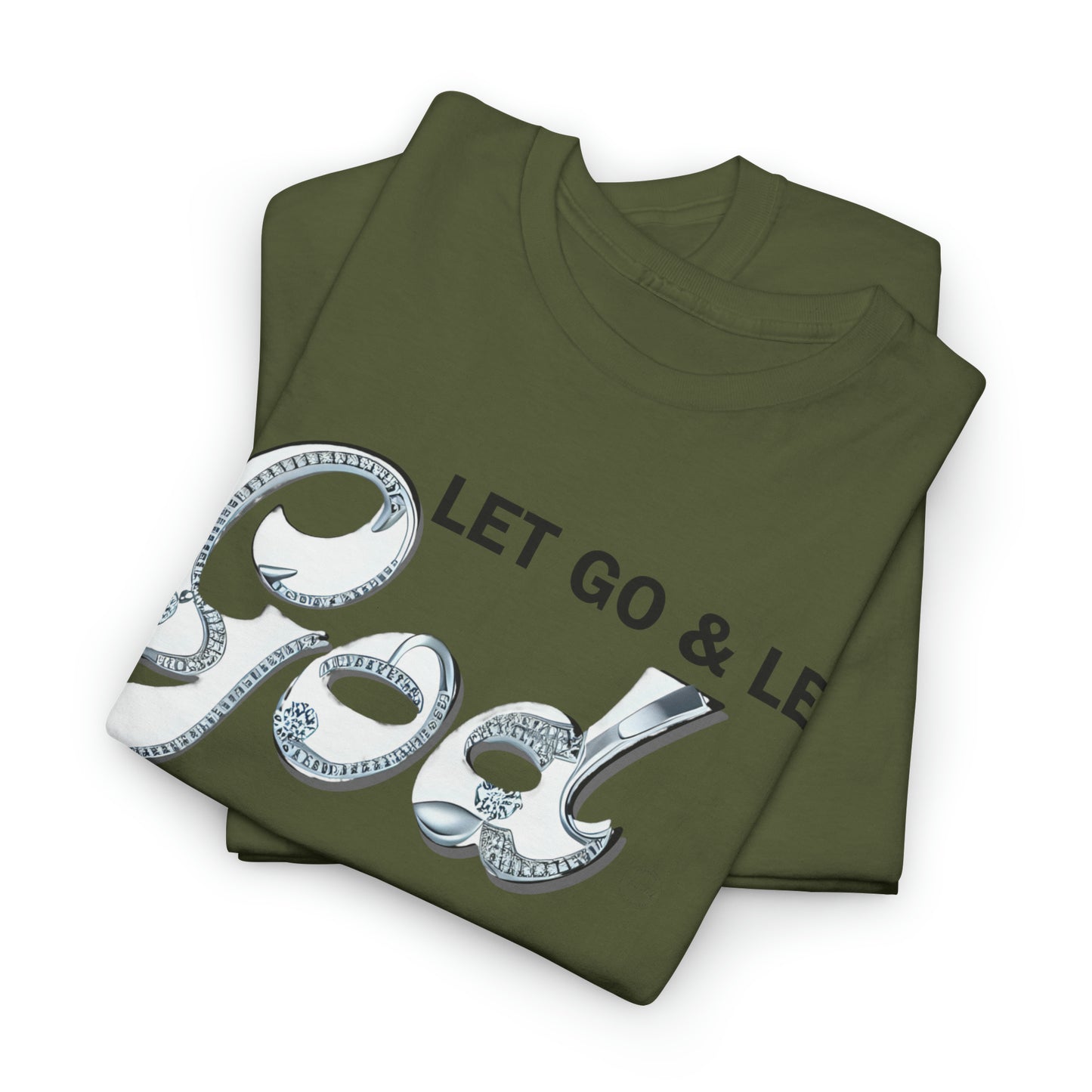 LET GO & LET GOD 2 - 5- Unisex Heavy Cotton Tee