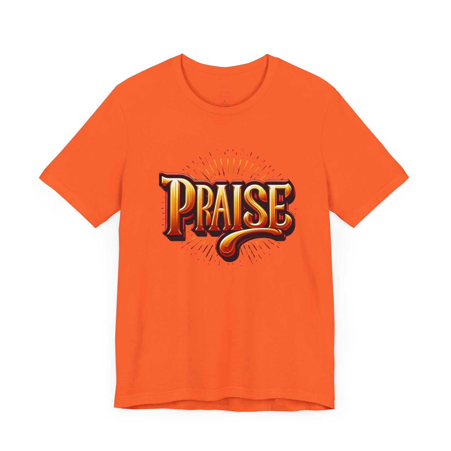 Praise Tee, Religious Shirt, Christian Apparel, Unisex Jersey Tee, Bright Design, Inspirational T-shirt
