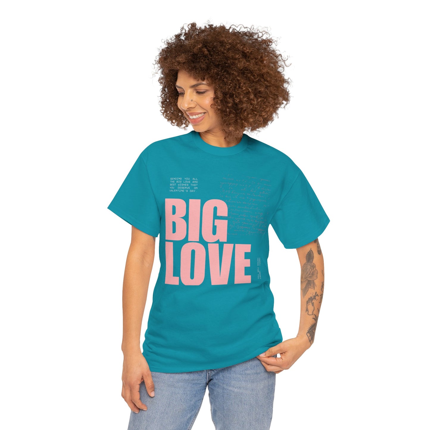 Inspirational Tee - Big Love Unisex Heavy Cotton Tee