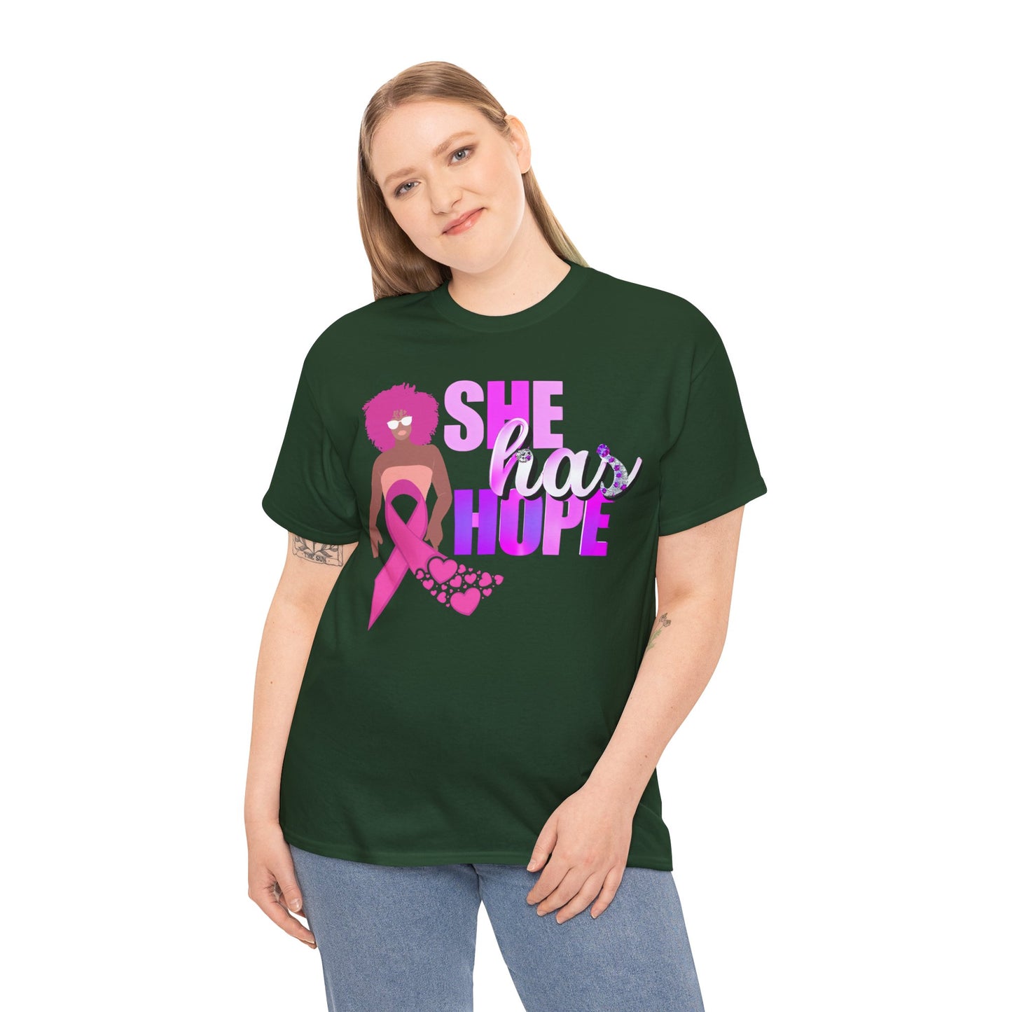 SHE HAS HOPE 3 -Heavy Cotton Tee
