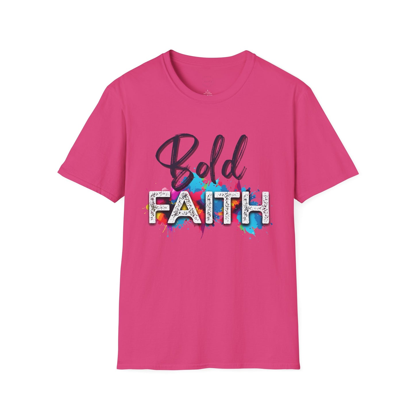 Bold Faith Unisex T-Shirt, Religious Graphic Tee, Inspirational Shirt, Christian Gift, Believe Top
