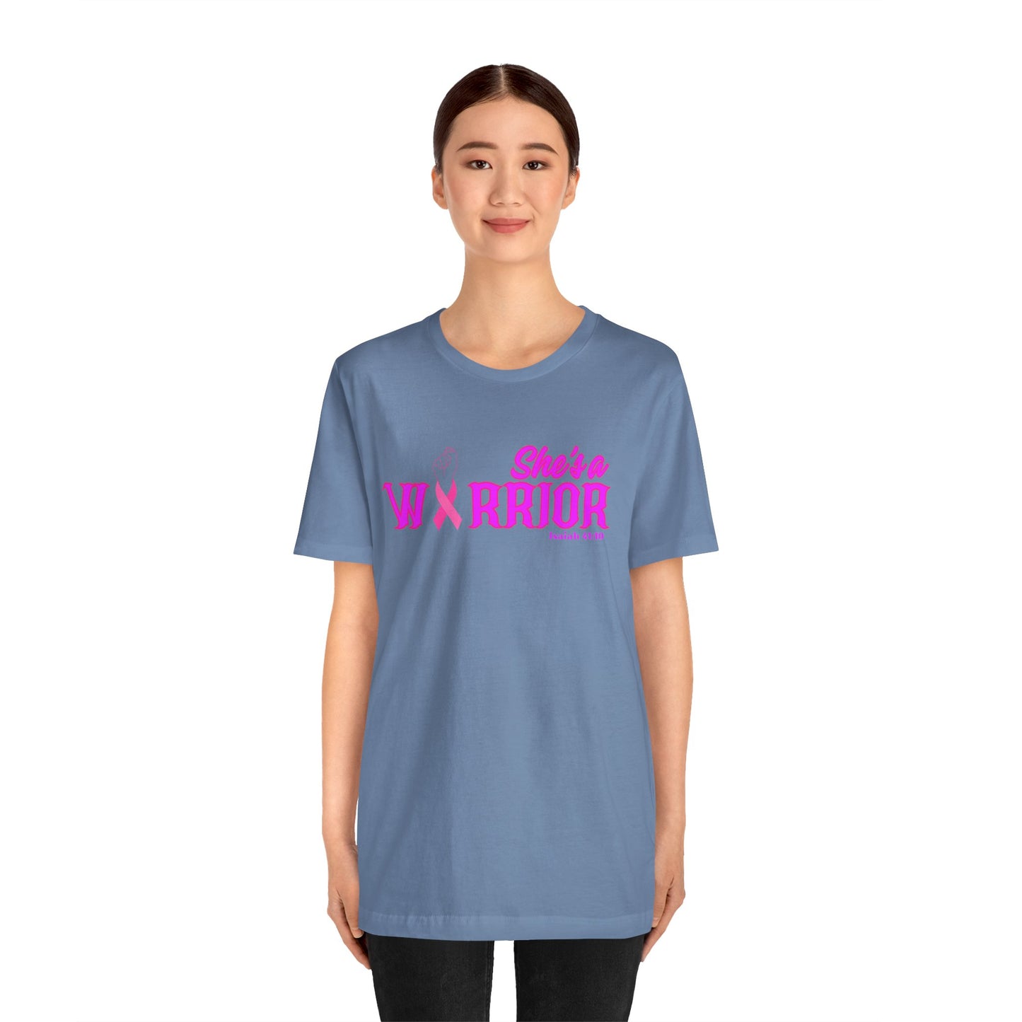 SHE'S A WARRIOR 2 - Unisex Jersey Short Sleeve Tee