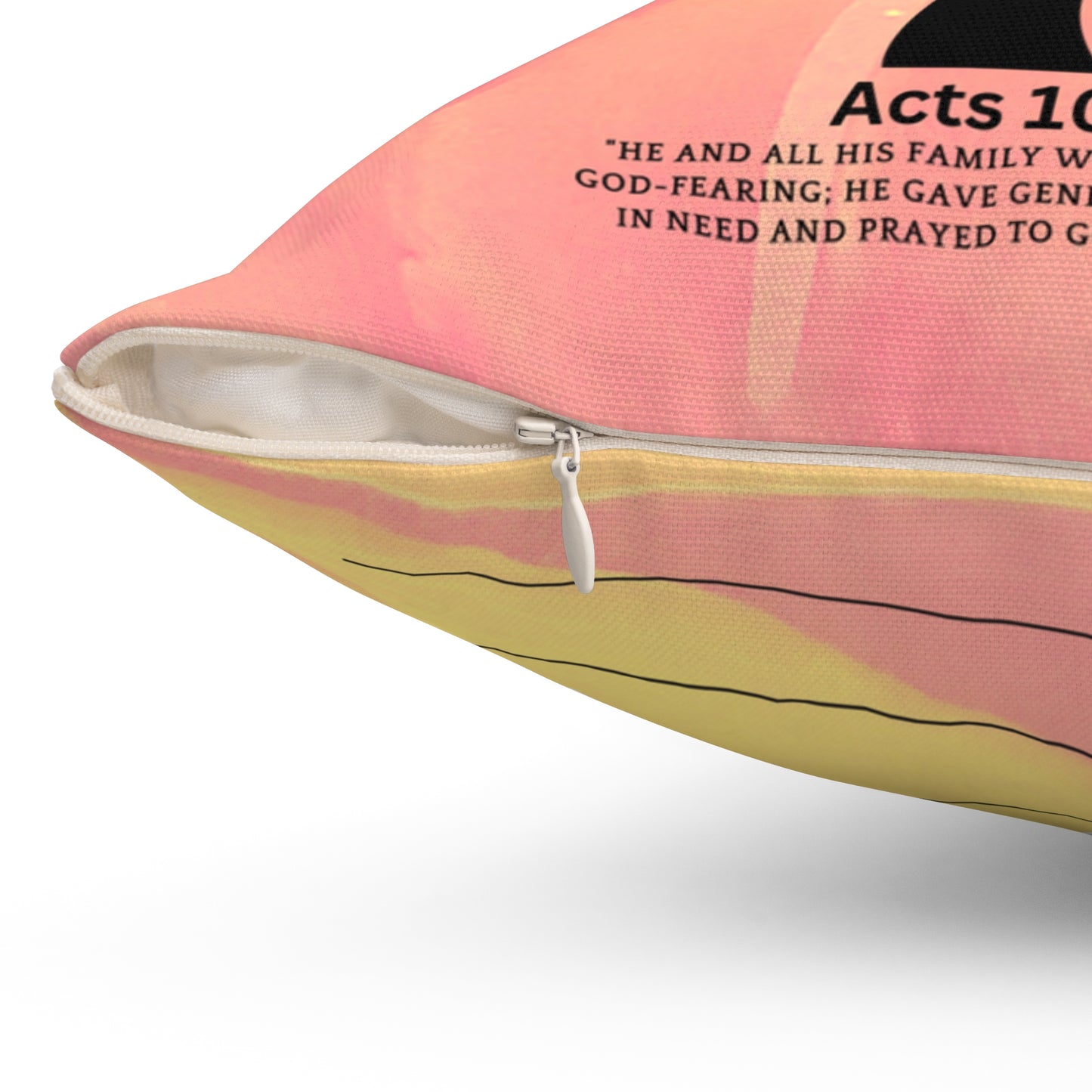 FAMILY ACTS 10:2 PRAYER PILLOW -5