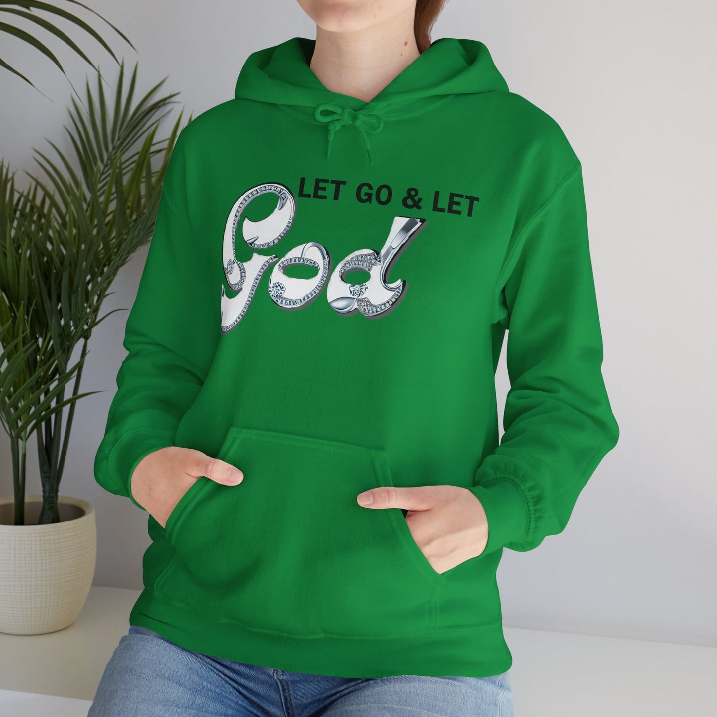 LET GO & LET GOD 2- Unisex Heavy Blend™ Hooded Sweatshirt
