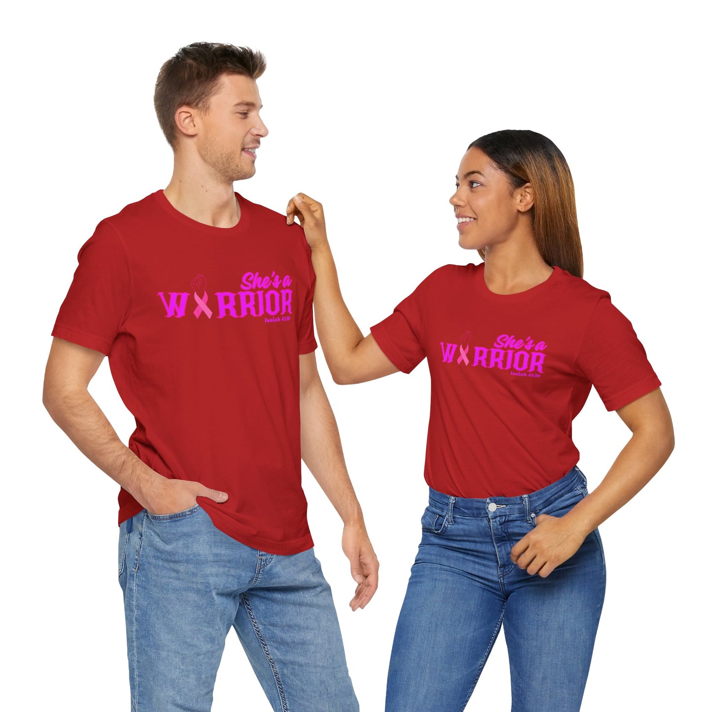 SHE'S A WARRIOR 2 - Unisex Jersey Short Sleeve Tee