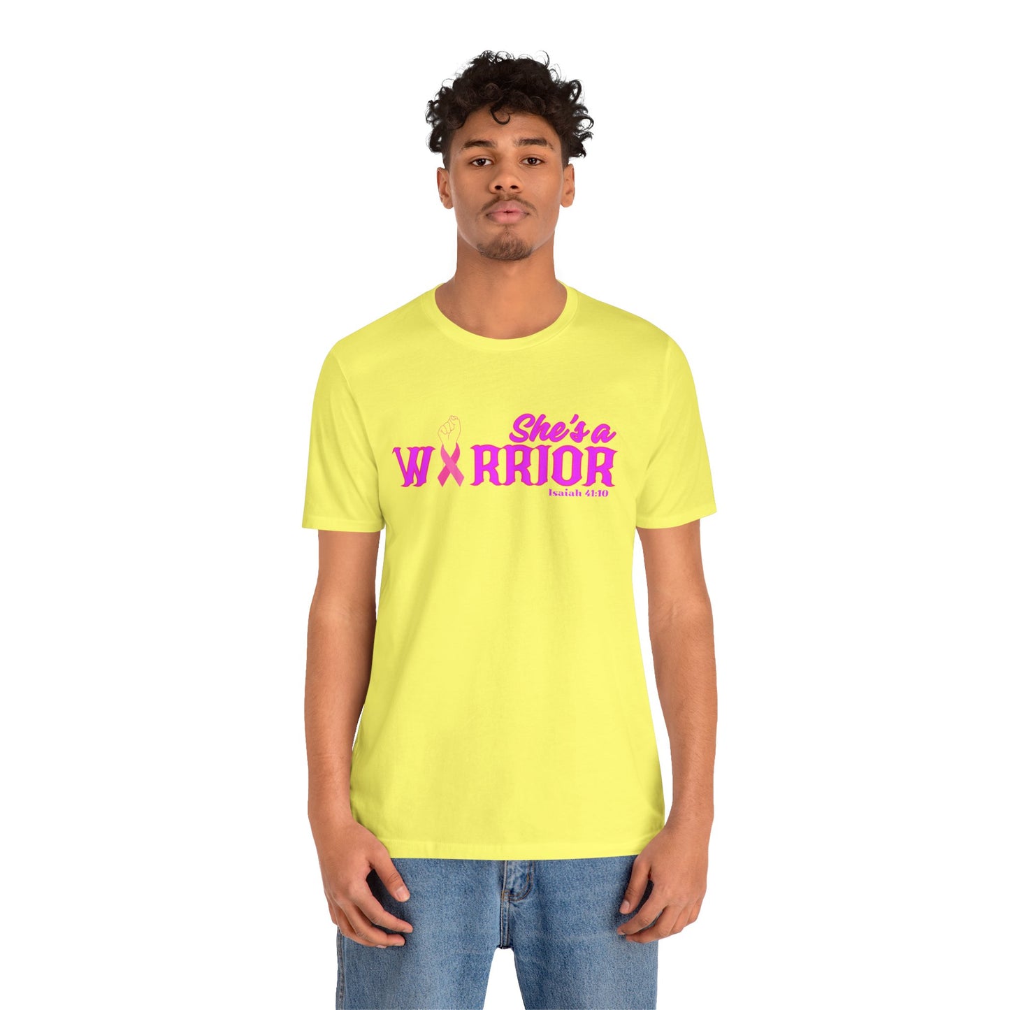 SHE'S A WARRIOR 2 - Unisex Jersey Short Sleeve Tee