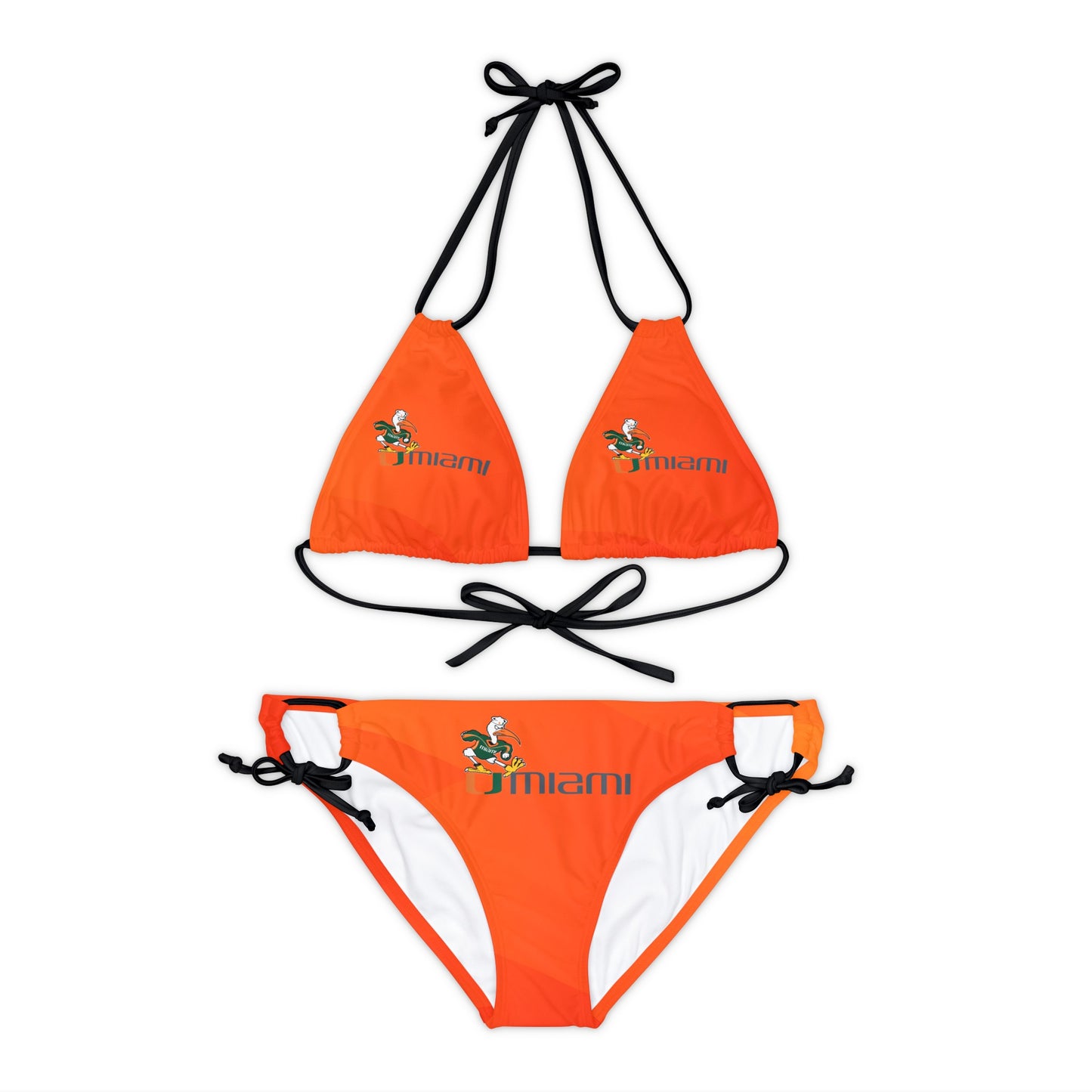 MIAMI HURRICANES Strappy Bikini Set