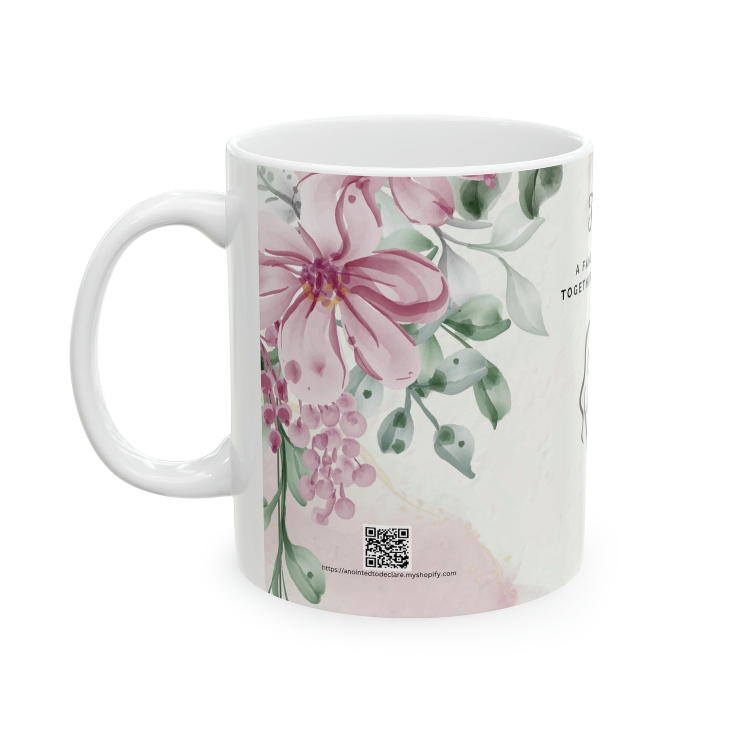 A FAMILY THAT PRAYS 1 -Ceramic Mug, 11oz