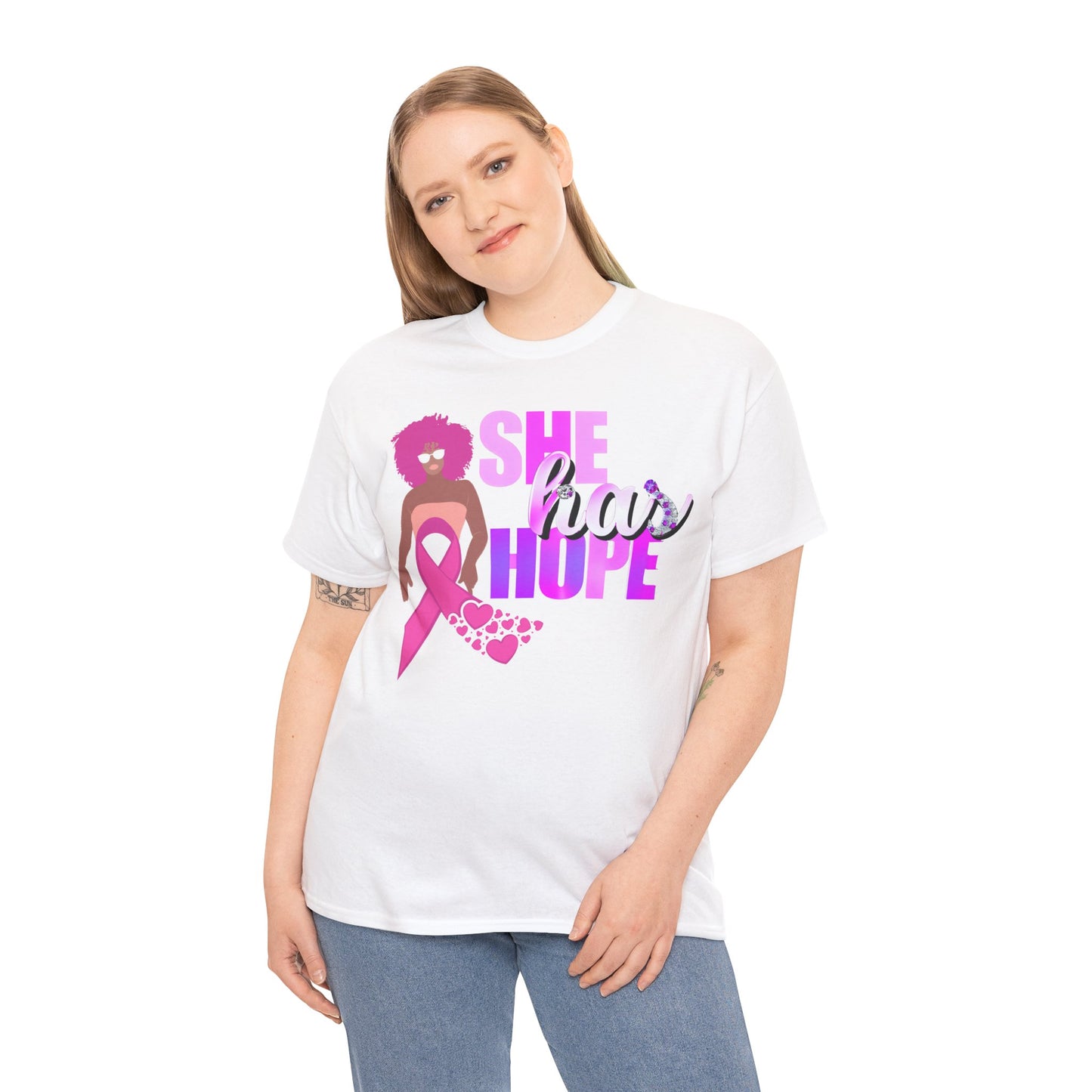 SHE HAS HOPE 3 -Heavy Cotton Tee