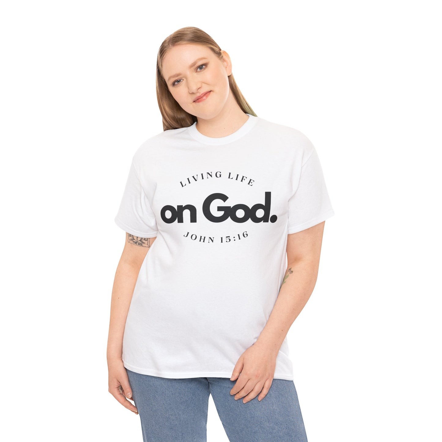 Living Life on God - 4- Unisex Heavy Cotton Tee
