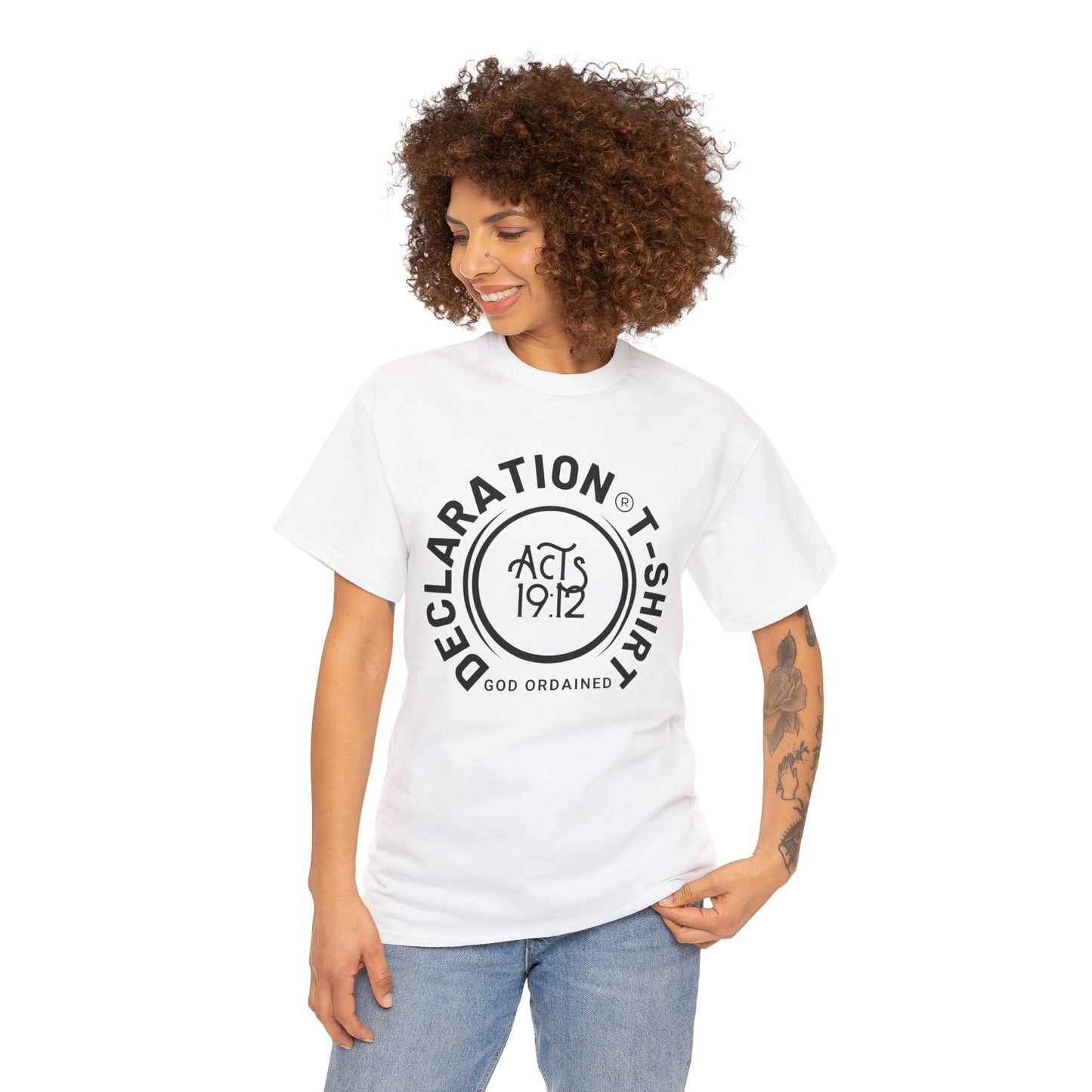 DECLARATION SHIRT - 4 Unisex Heavy Cotton Tee