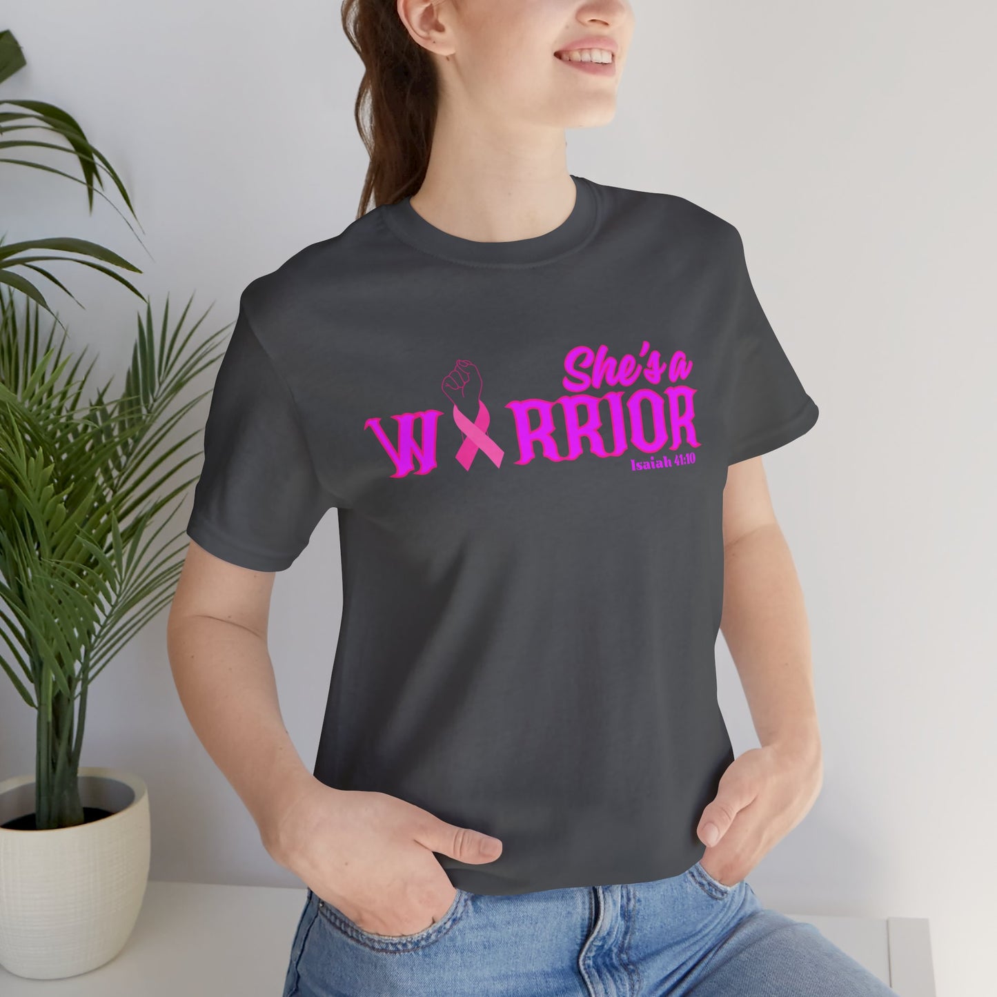 SHE'S A WARRIOR 2 - Unisex Jersey Short Sleeve Tee