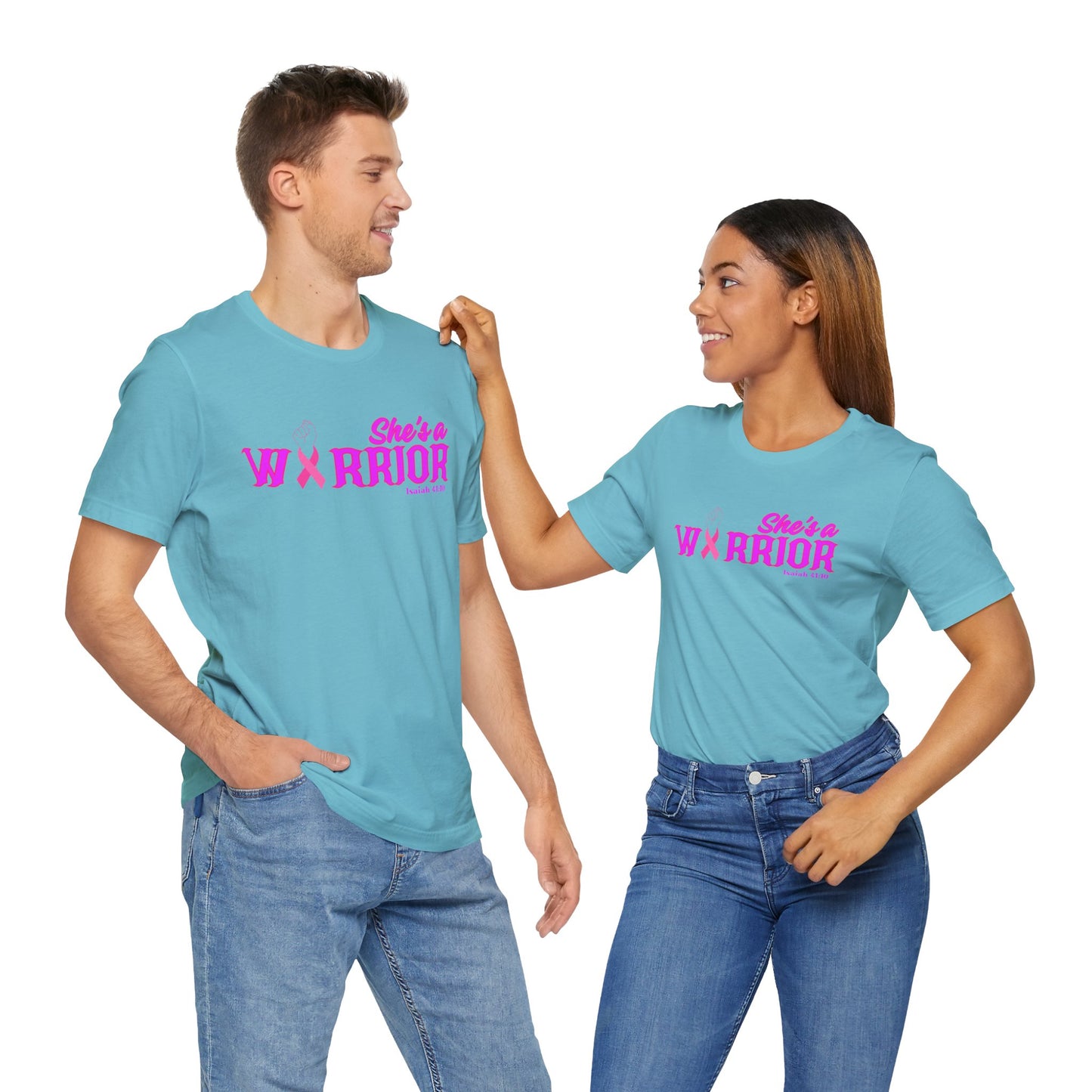 SHE'S A WARRIOR 2 - Unisex Jersey Short Sleeve Tee