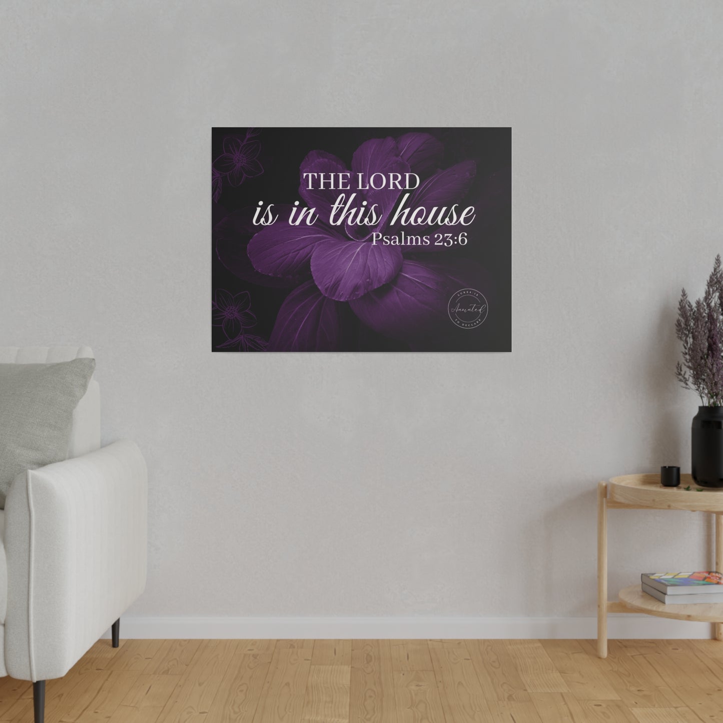THE LORD IS IN THIS HOUSE 2 -Matte Canvas, Stretched, 0.75"