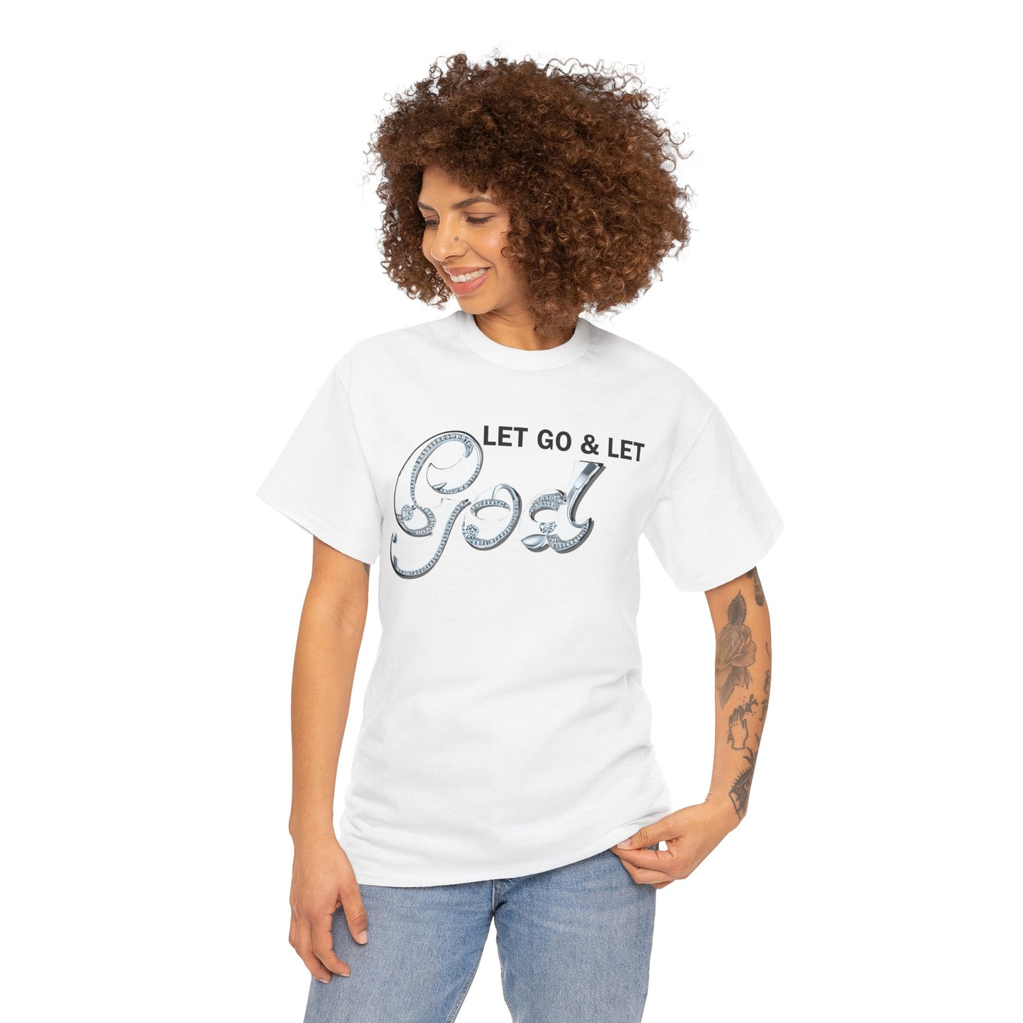 LET GO & LET GOD 2 - 5- Unisex Heavy Cotton Tee