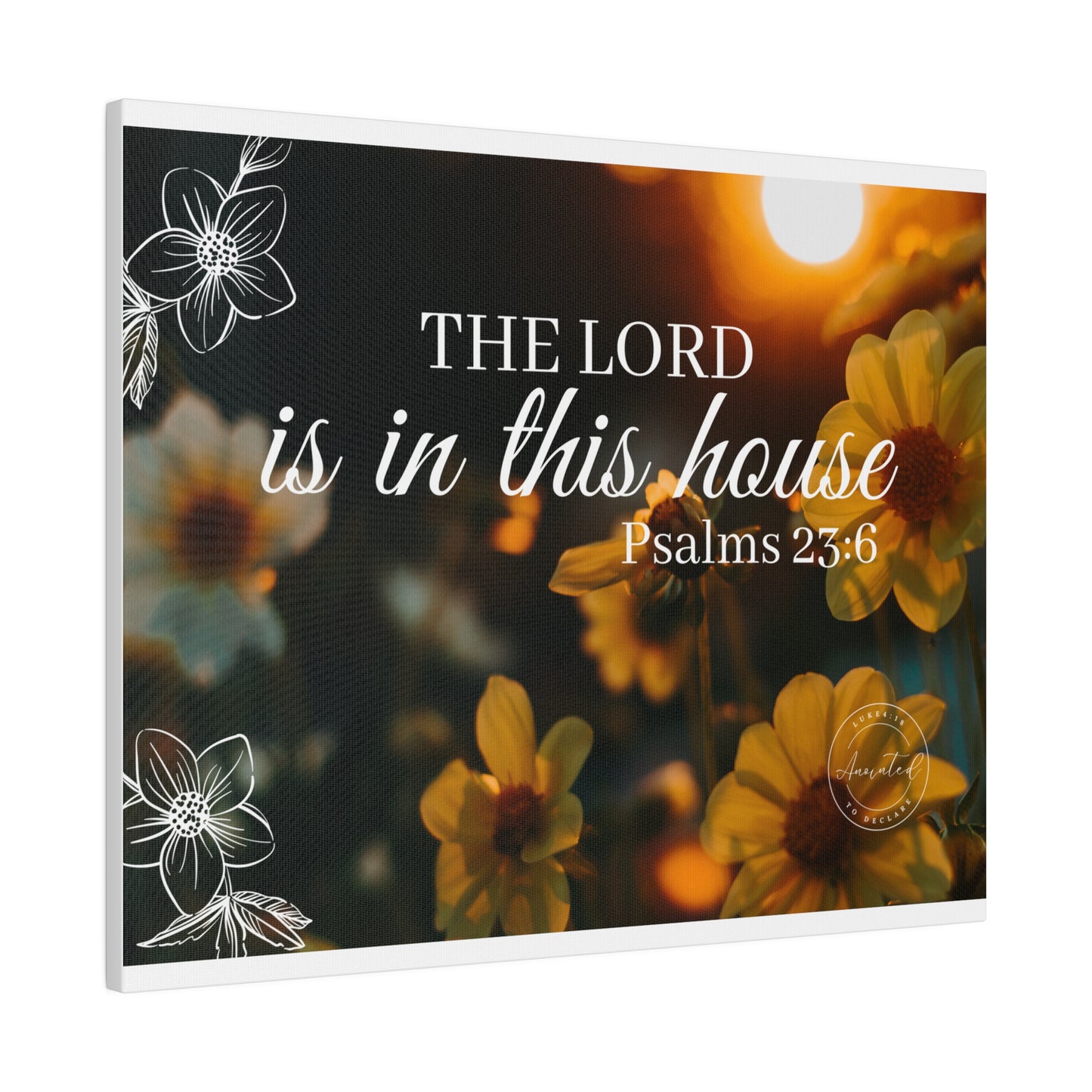 THE LORD IS IN THE HOUSE 1- Matte Canvas, Stretched, 0.75"