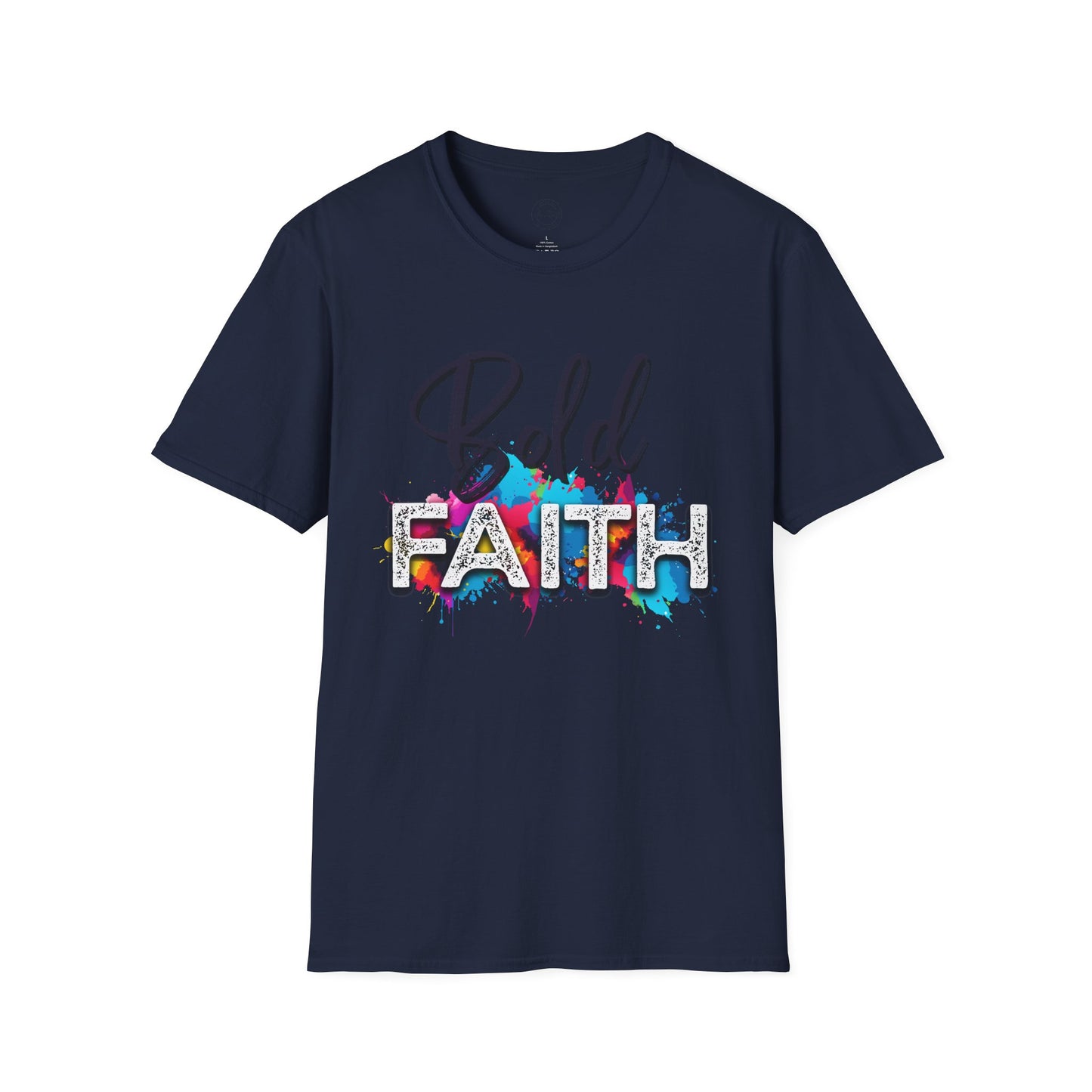 Bold Faith Unisex T-Shirt, Religious Graphic Tee, Inspirational Shirt, Christian Gift, Believe Top