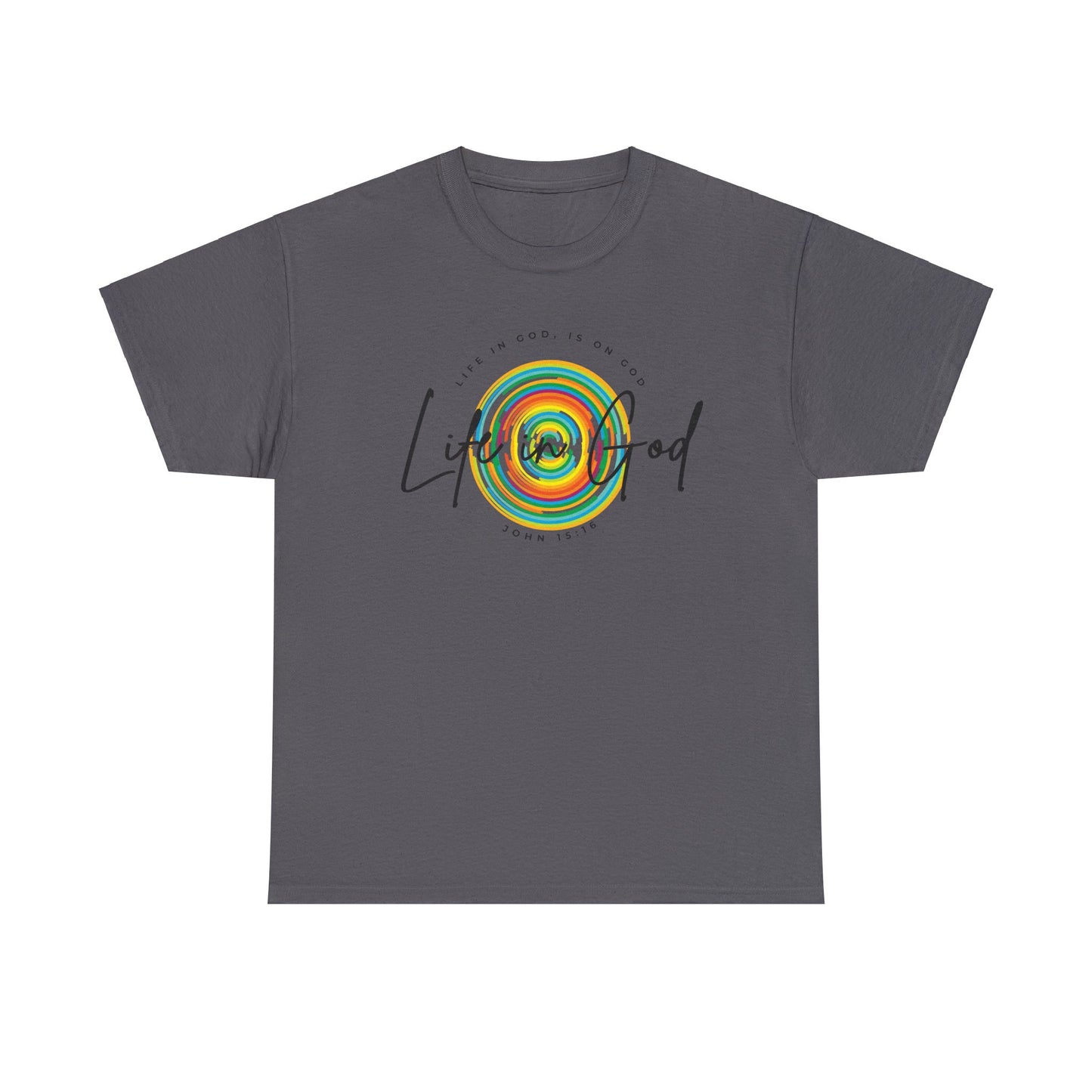 LIFE IN GOD 1 - Unisex Heavy Cotton Tee