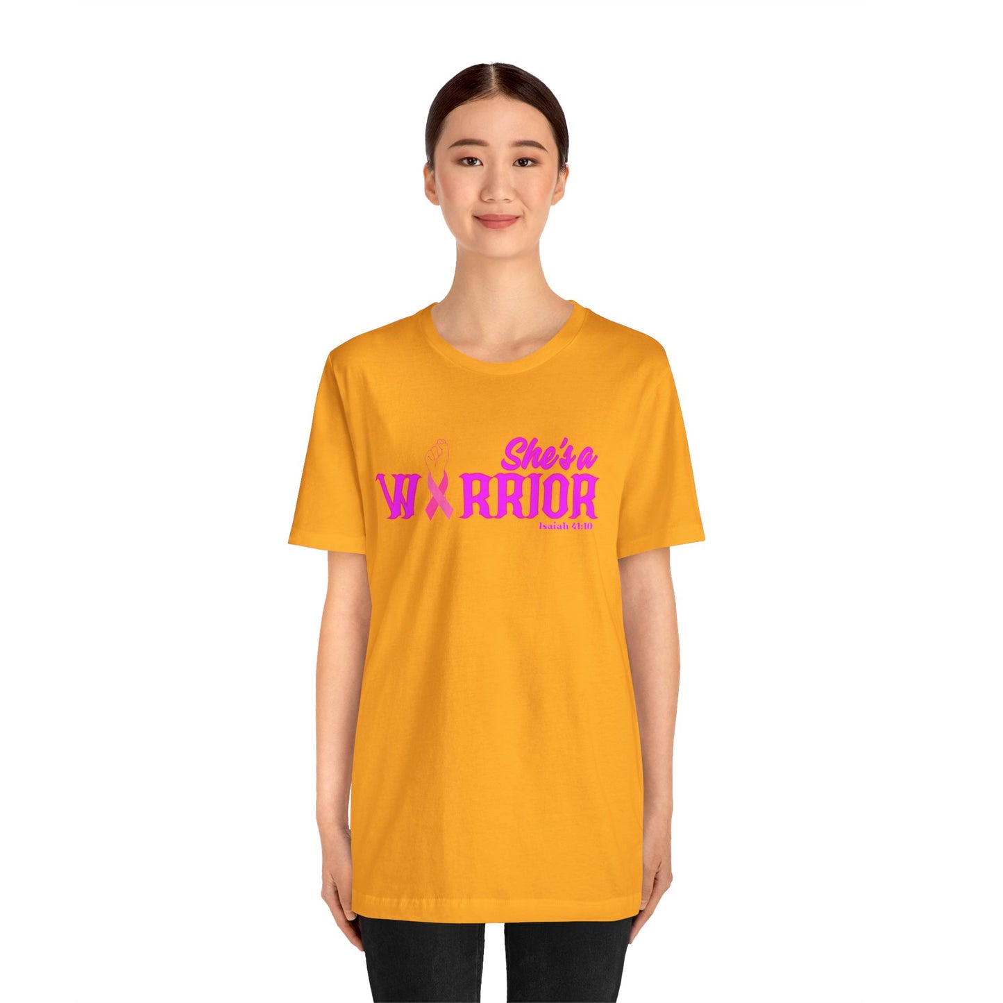 SHE'S A WARRIOR 2 - Unisex Jersey Short Sleeve Tee