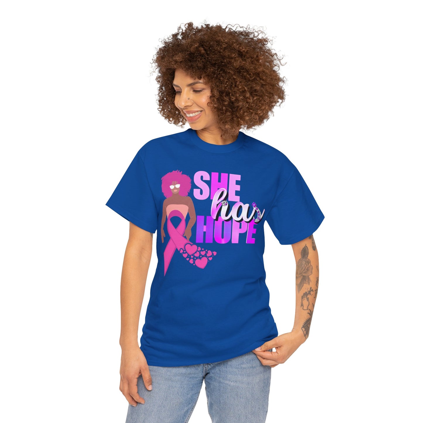 SHE HAS HOPE 3 -Heavy Cotton Tee