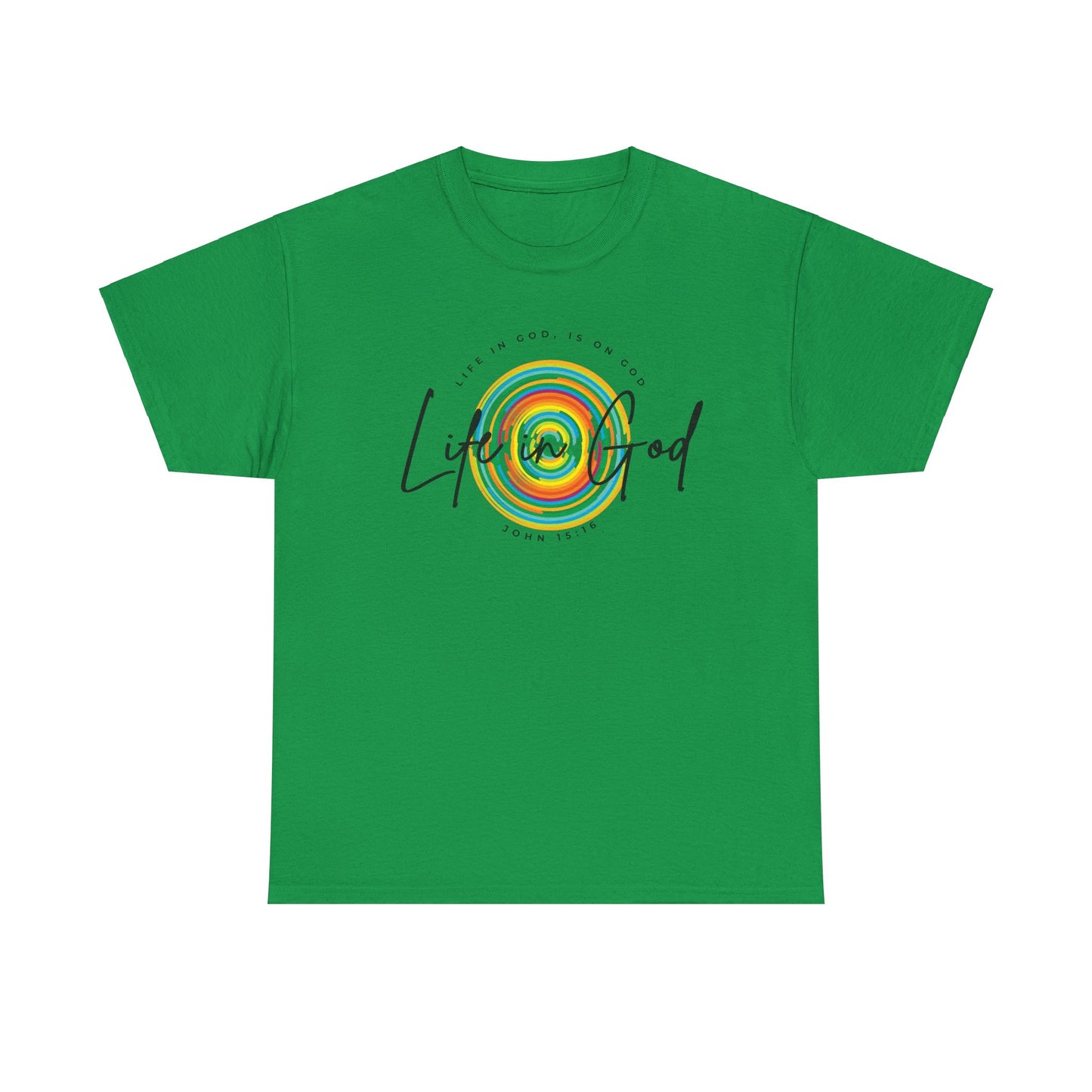 LIFE IN GOD 1 - Unisex Heavy Cotton Tee