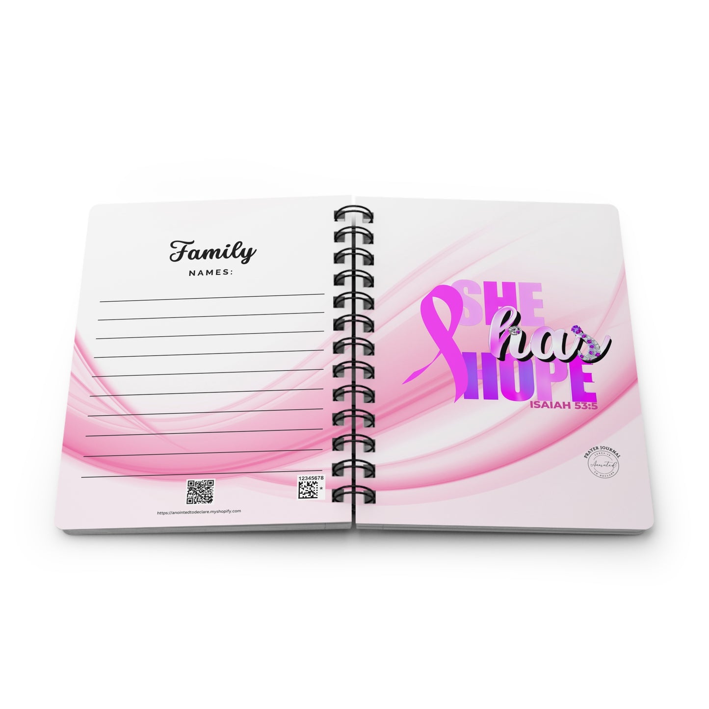 She has Hope 1- Spiral Bound Journal