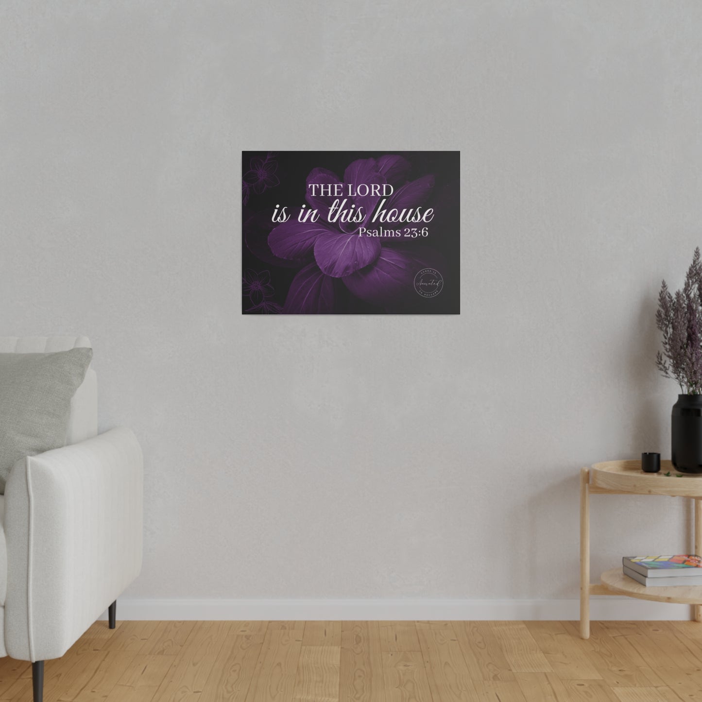 THE LORD IS IN THIS HOUSE 2 -Matte Canvas, Stretched, 0.75"