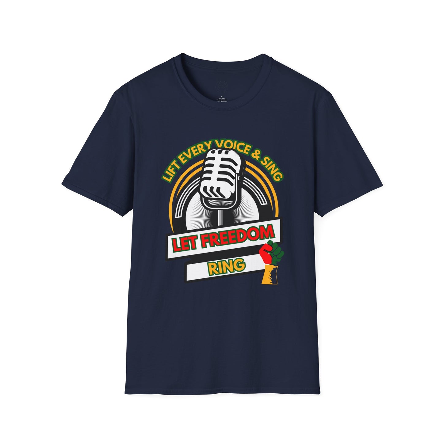 Black History T-Shirt lift Every Voice and Sing, Unisex Tee, African American Pride Shirt, Civil Rights Activism Top, Juneteenth Apparel