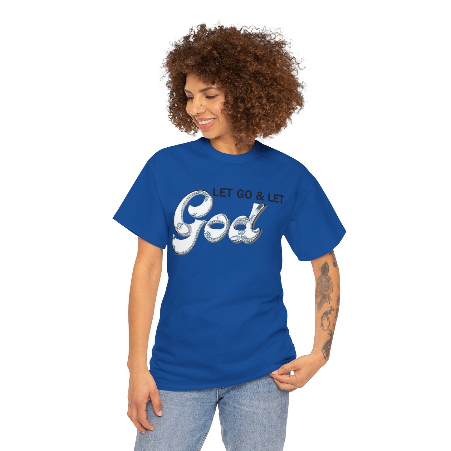 LET GO & LET GOD 2 - 5- Unisex Heavy Cotton Tee