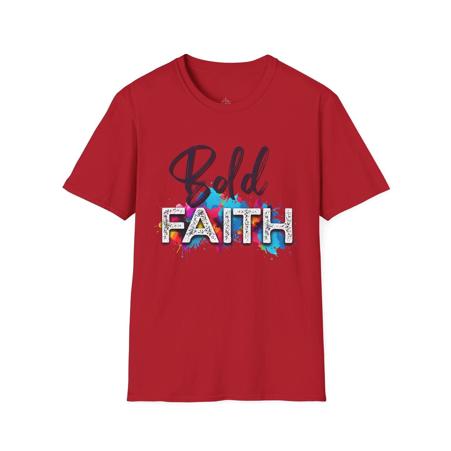 Bold Faith Unisex T-Shirt, Religious Graphic Tee, Inspirational Shirt, Christian Gift, Believe Top