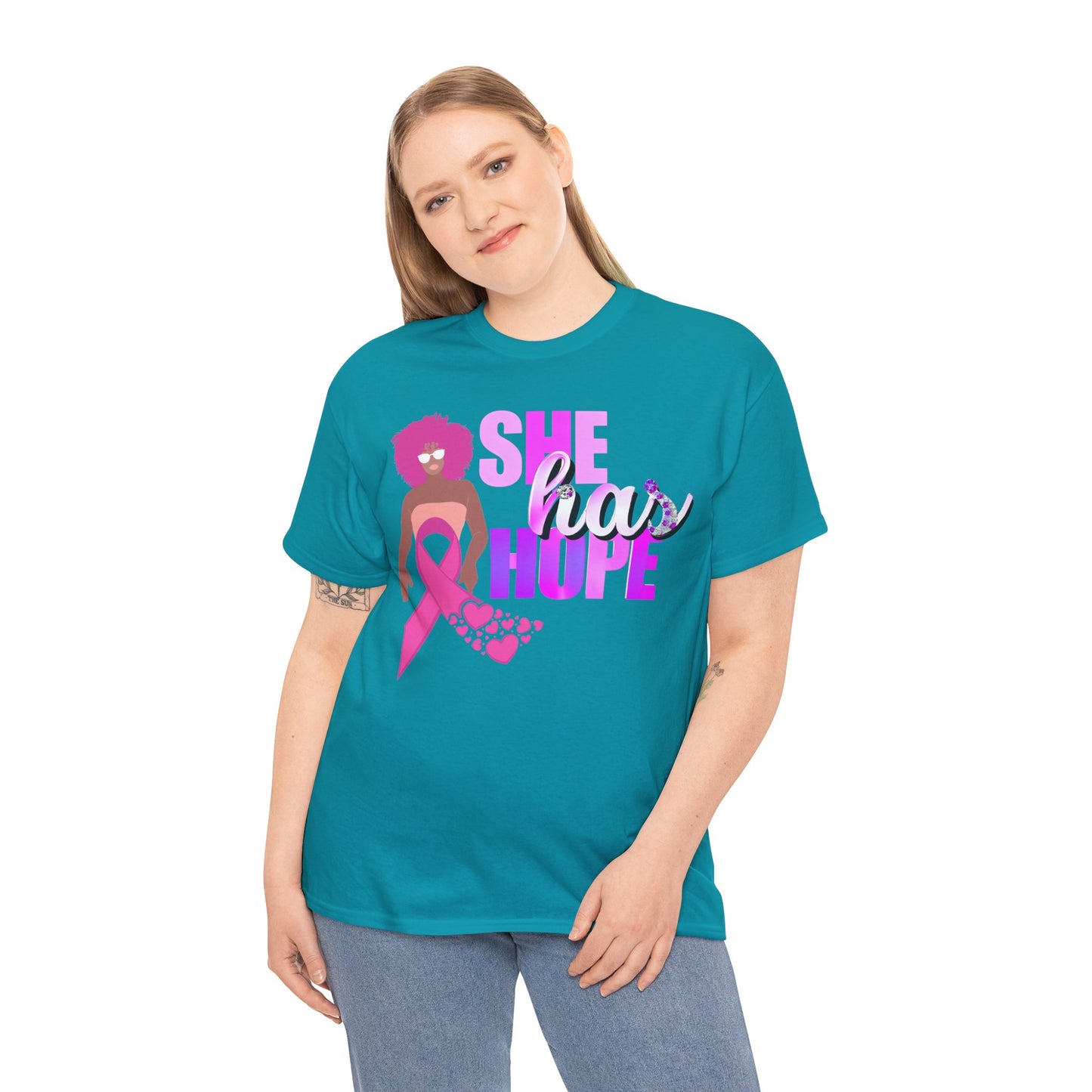SHE HAS HOPE 3 -Heavy Cotton Tee