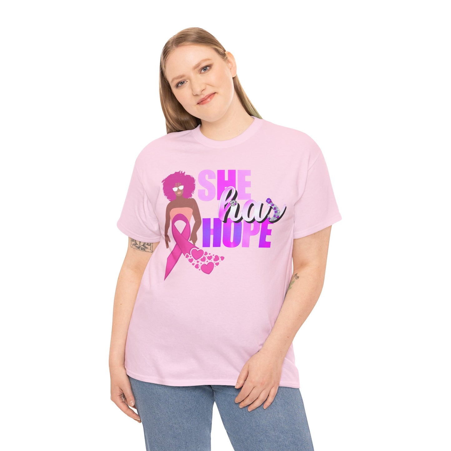 SHE HAS HOPE 3 -Heavy Cotton Tee