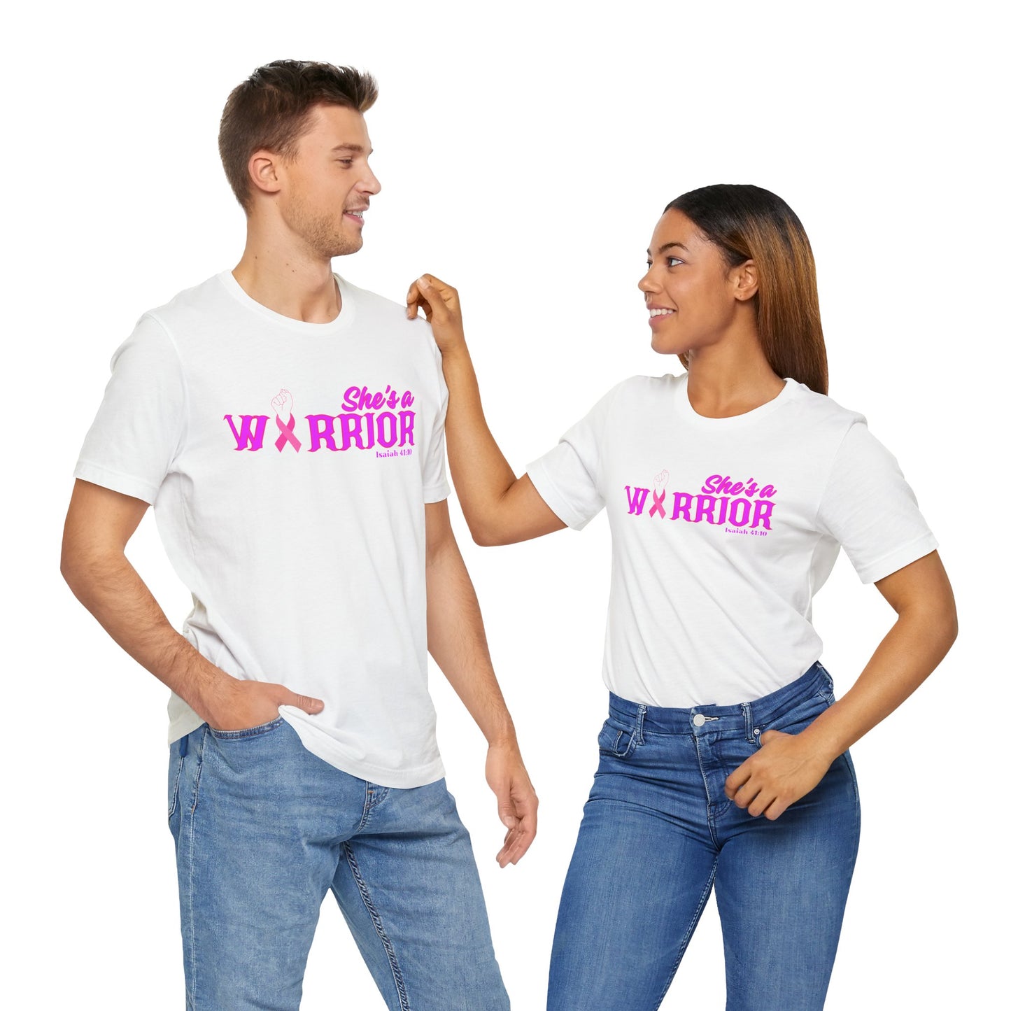 SHE'S A WARRIOR 2 - Unisex Jersey Short Sleeve Tee