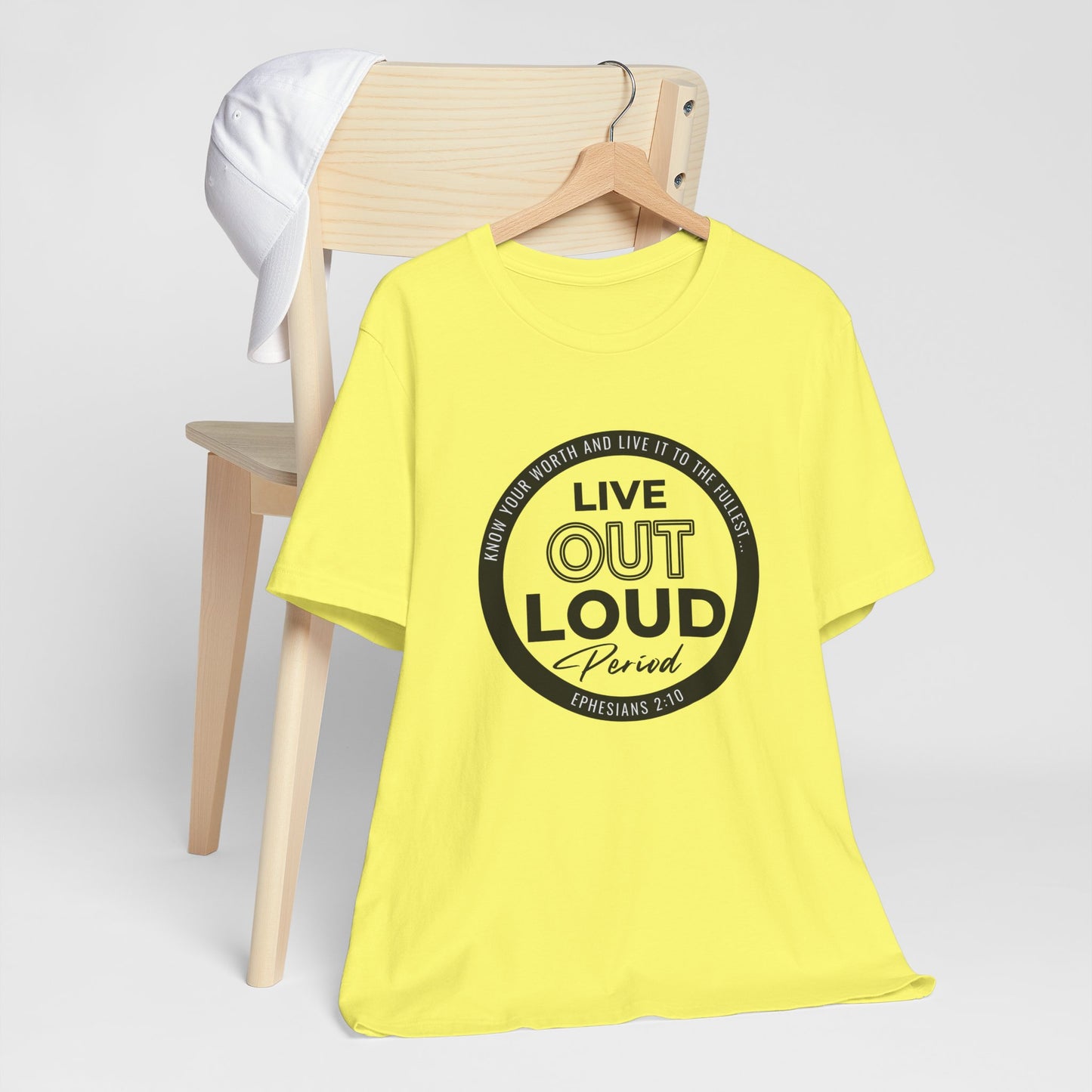 LIVE OUT LOUD 1 Unisex Jersey Short Sleeve Tee