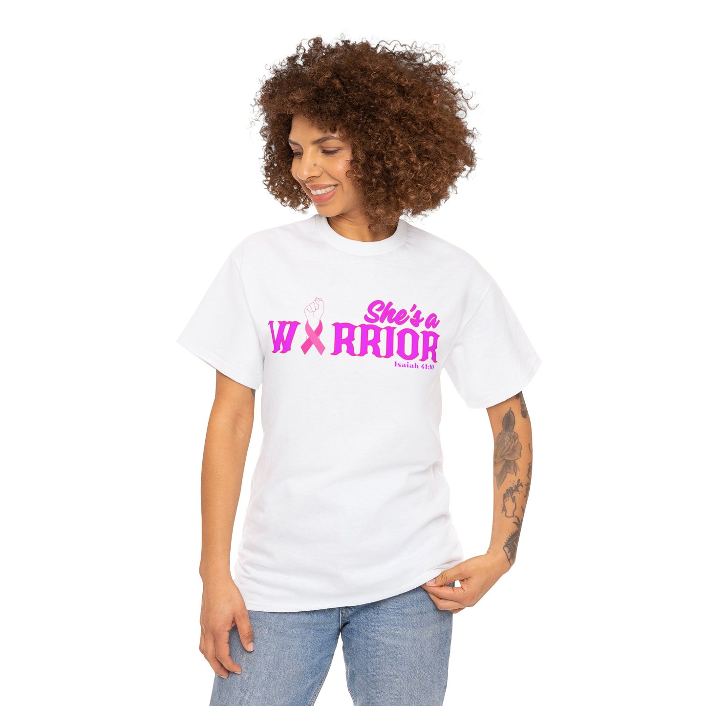 She's a Warrior 2 Heavy Cotton Tee