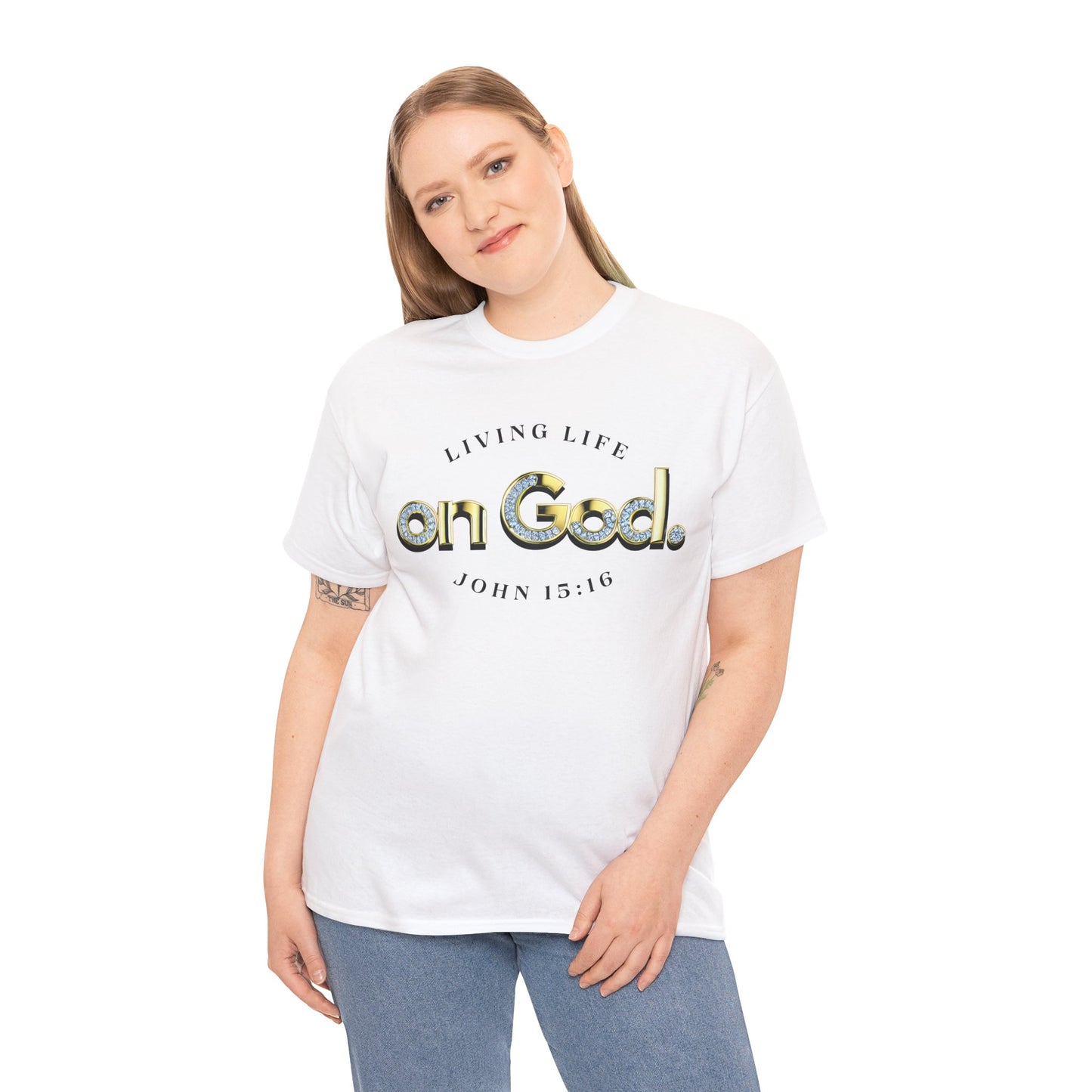 Living Life on God - 3 - Unisex Heavy Cotton Tee