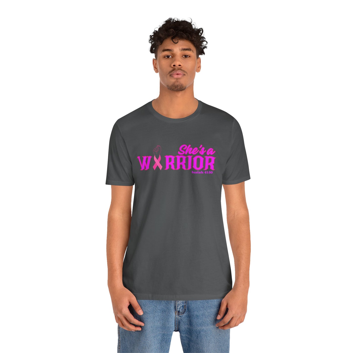 SHE'S A WARRIOR 2 - Unisex Jersey Short Sleeve Tee