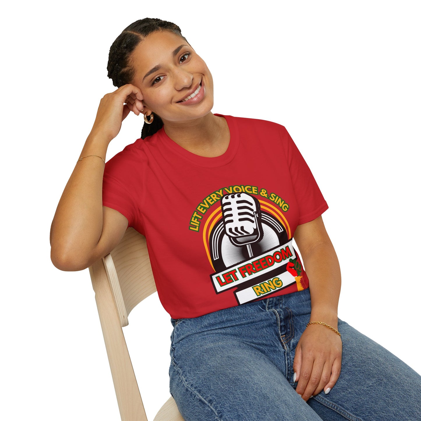 Black History T-Shirt lift Every Voice and Sing, Unisex Tee, African American Pride Shirt, Civil Rights Activism Top, Juneteenth Apparel