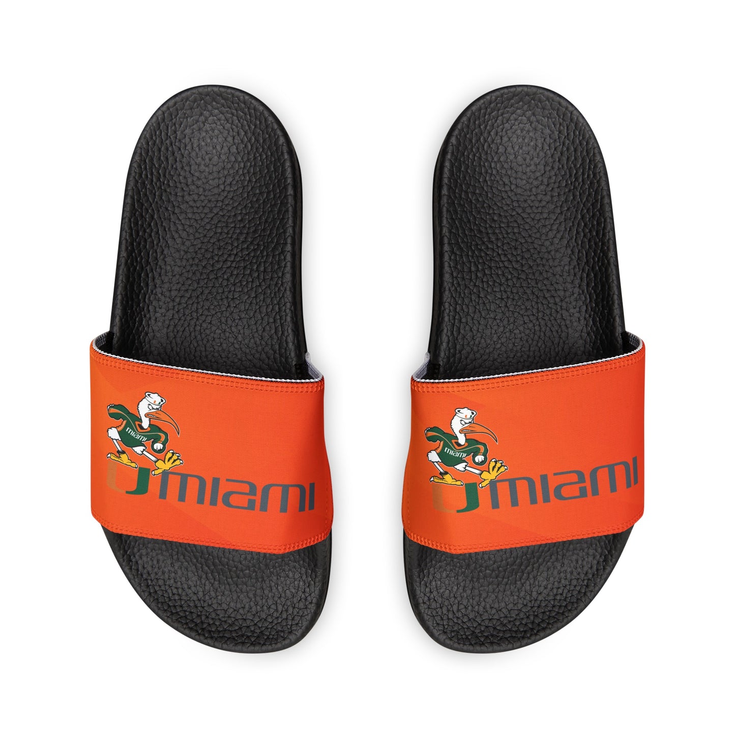 MIAMI HURRICANES PU Slide Sandals