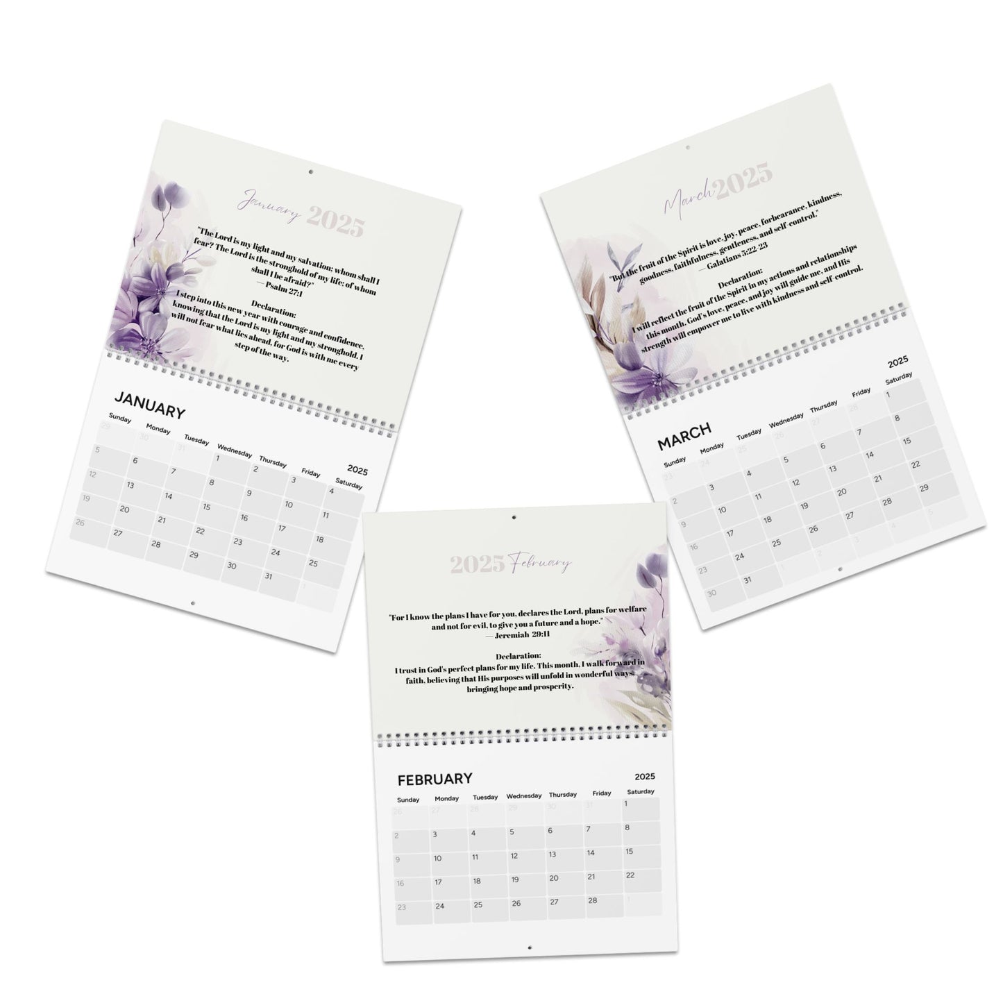 Inspirational Declaration Calendar (2025)