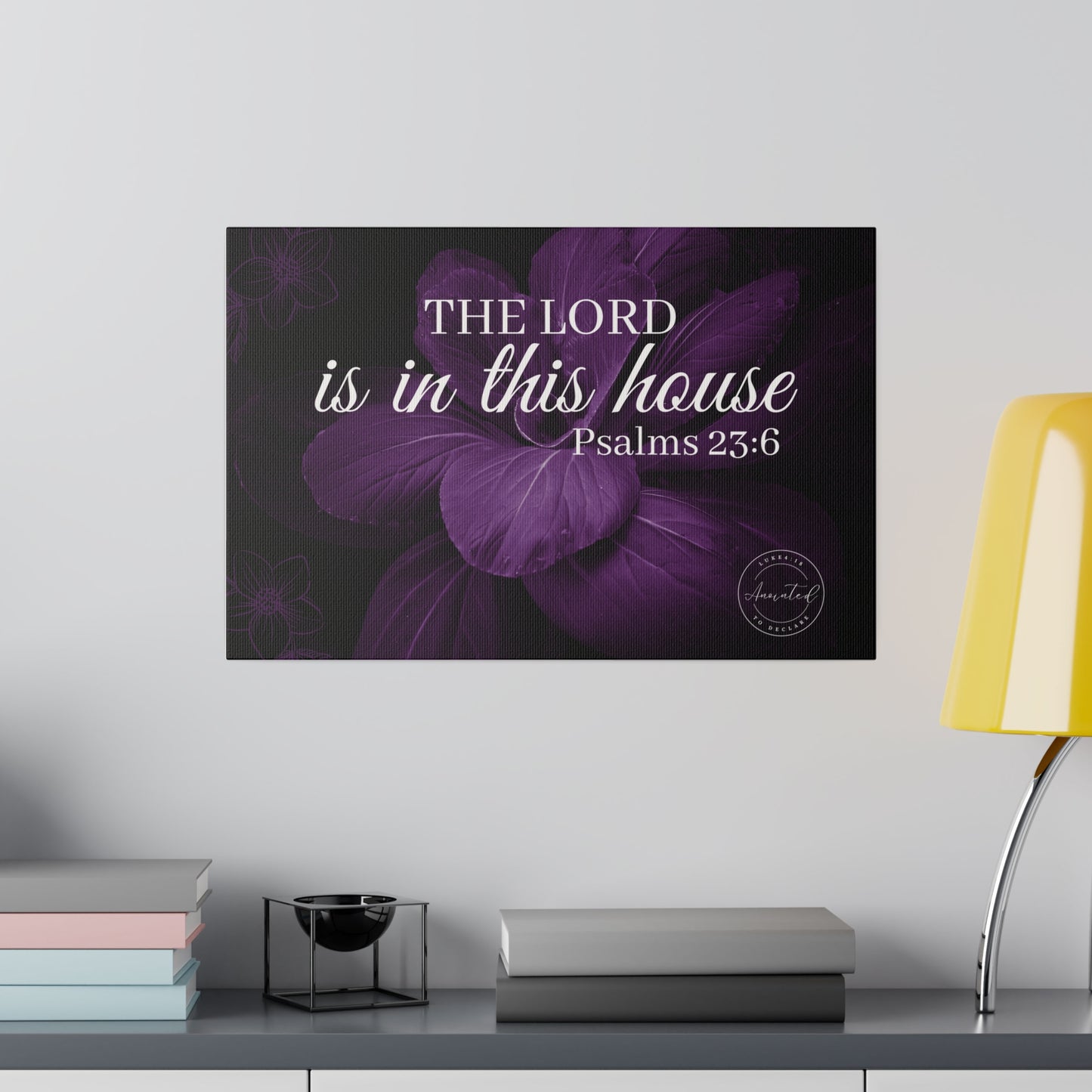 THE LORD IS IN THIS HOUSE 2 -Matte Canvas, Stretched, 0.75"